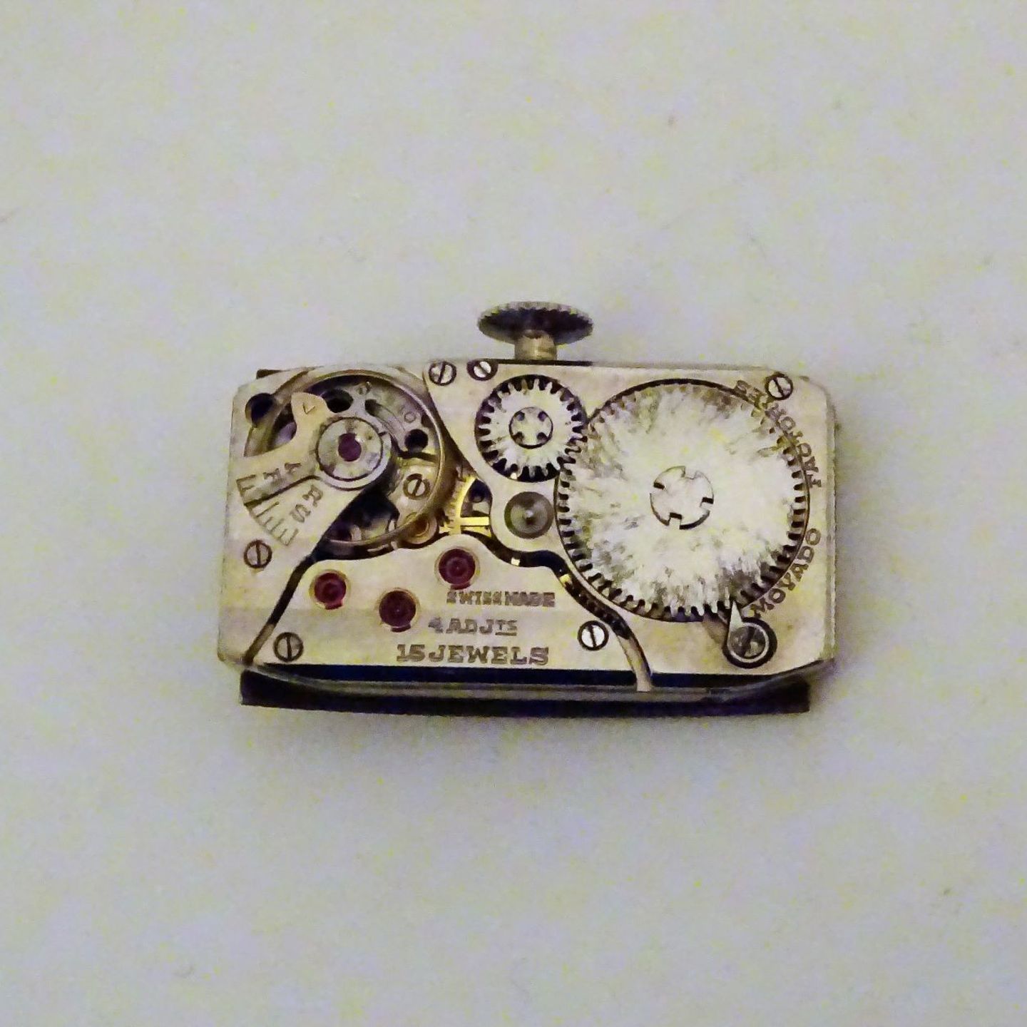 Movado Vintage Unknown (1935) - Silver dial 20 mm Steel case (7/8)
