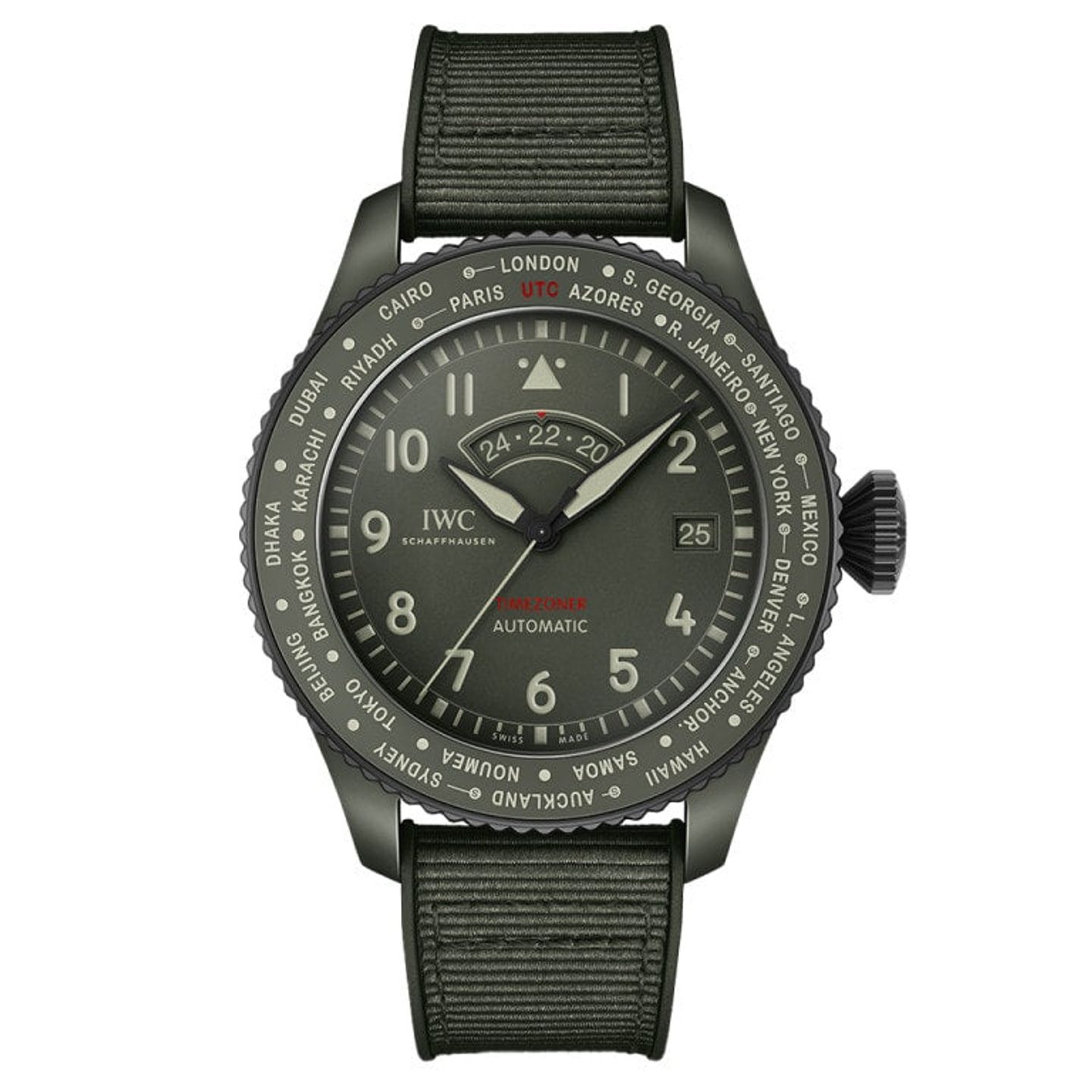 IWC Pilot IW395601 (2025) - Groen wijzerplaat 46mm Keramiek (1/1)