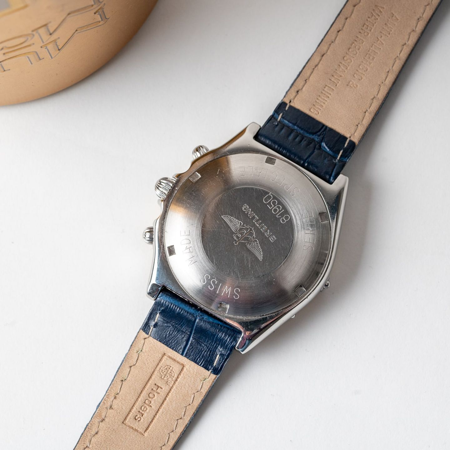 Breitling Chronomat J13049 (1990) - Blue dial 39 mm Steel case (2/6)