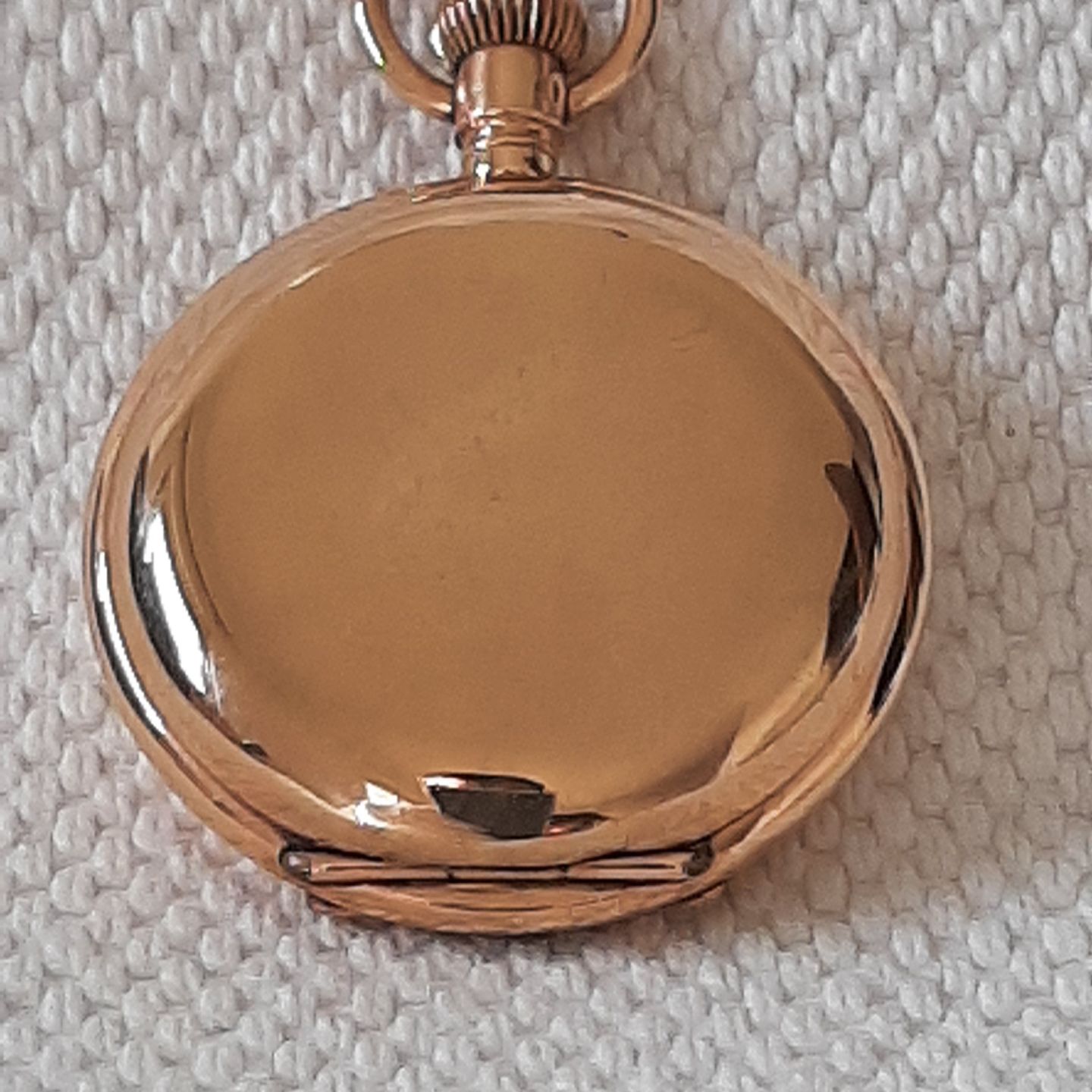 Waltham Pocket watch Unknown (Before 1900) - White dial 37 mm Rose Gold case (2/8)