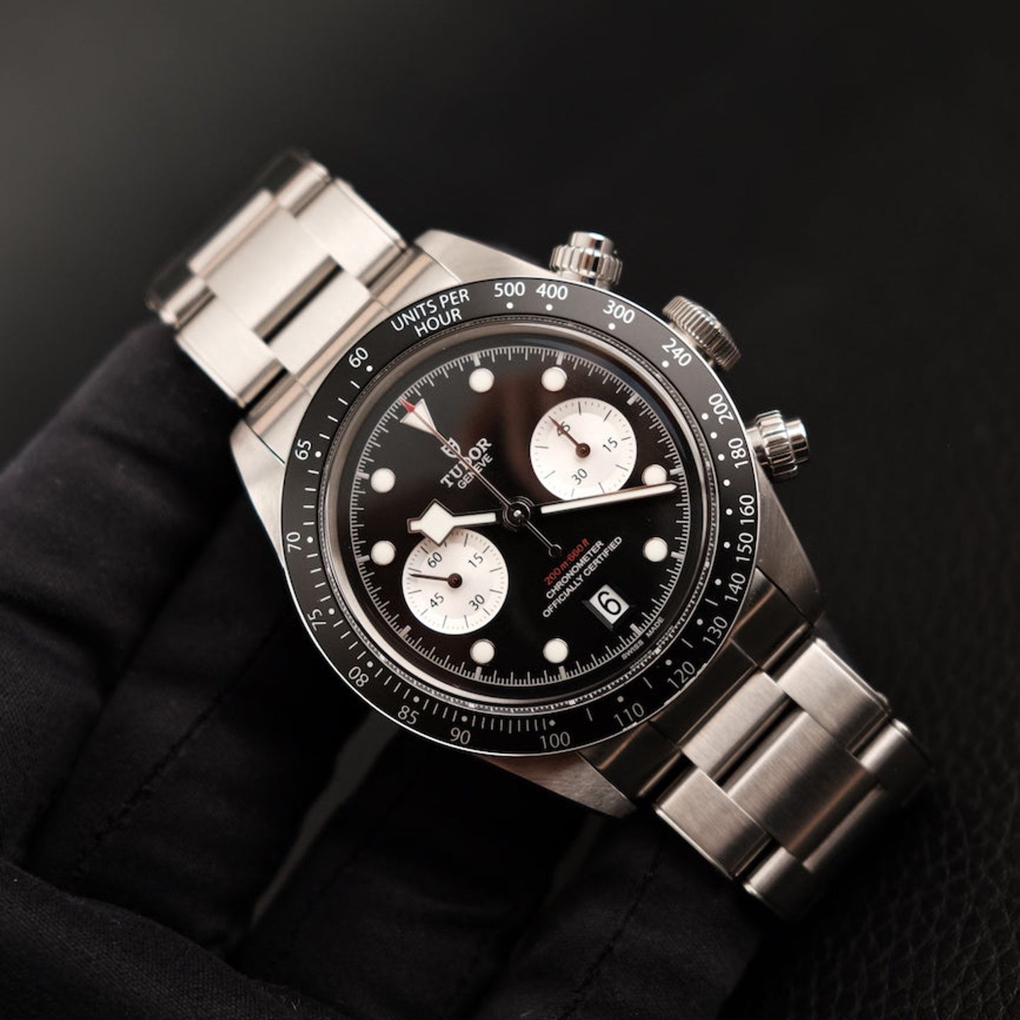 Tudor Black Bay Chrono 79360N (2022) - Black dial 41 mm Steel case (1/8)