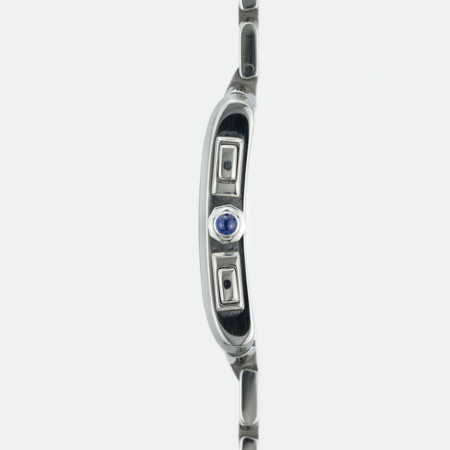 Cartier Tank Française W51001Q3 (Unknown (random serial)) - White dial 28 mm Steel case (5/8)