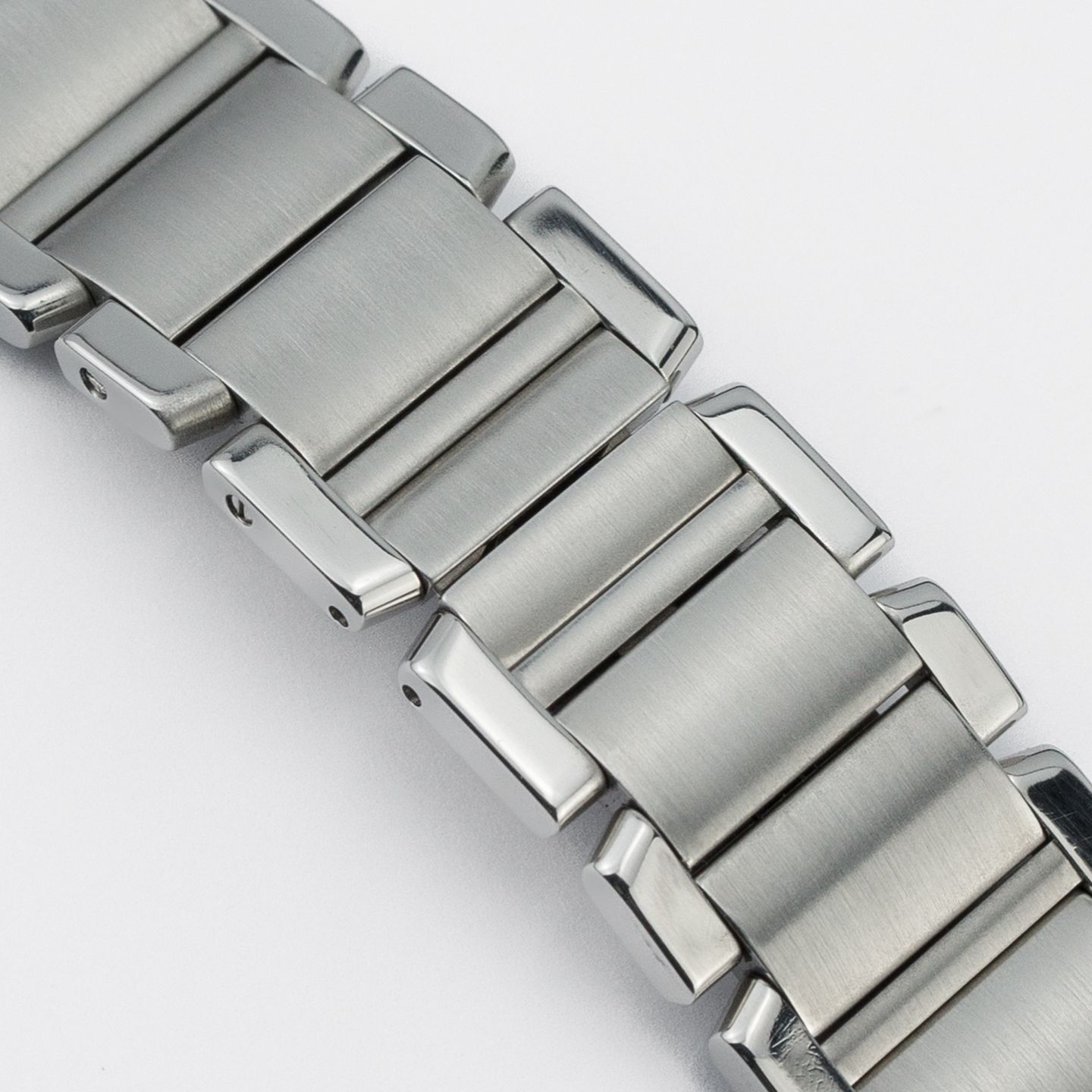 Cartier Tank Française W51001Q3 (Unknown (random serial)) - White dial 28 mm Steel case (7/8)