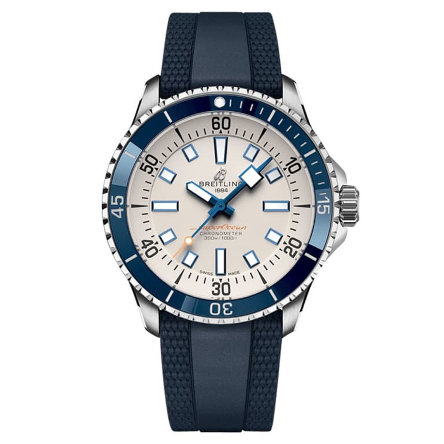 Breitling Superocean 42 A17375E71G1S1 (2025) - Wit wijzerplaat 42mm Staal (1/1)