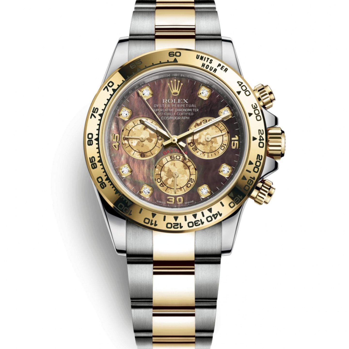 Rolex Daytona 116503 (Unknown (random serial)) - Pearl dial 40 mm Steel case (1/8)