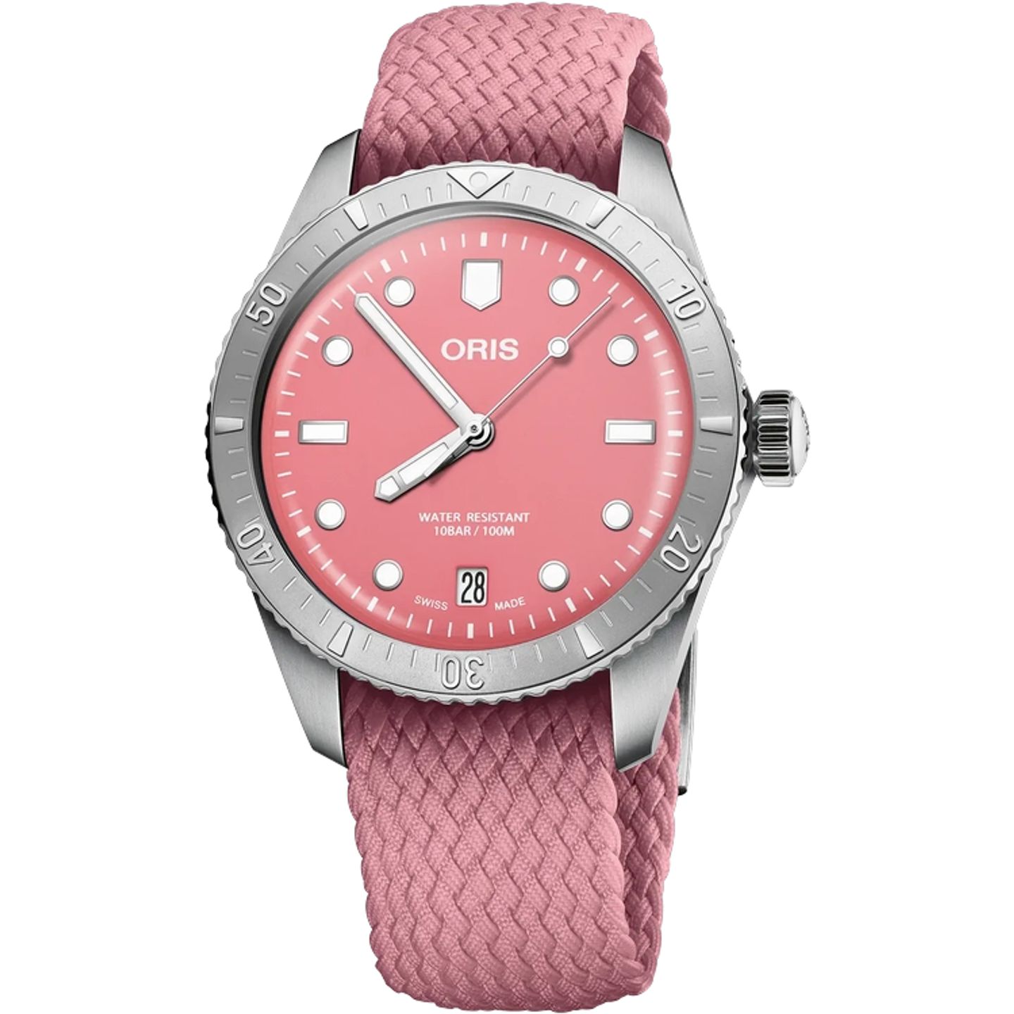 Oris Divers Sixty Five 01 733 7771 4058-07 3 19 04S (2025) - Pink dial 38 mm Steel case (1/1)