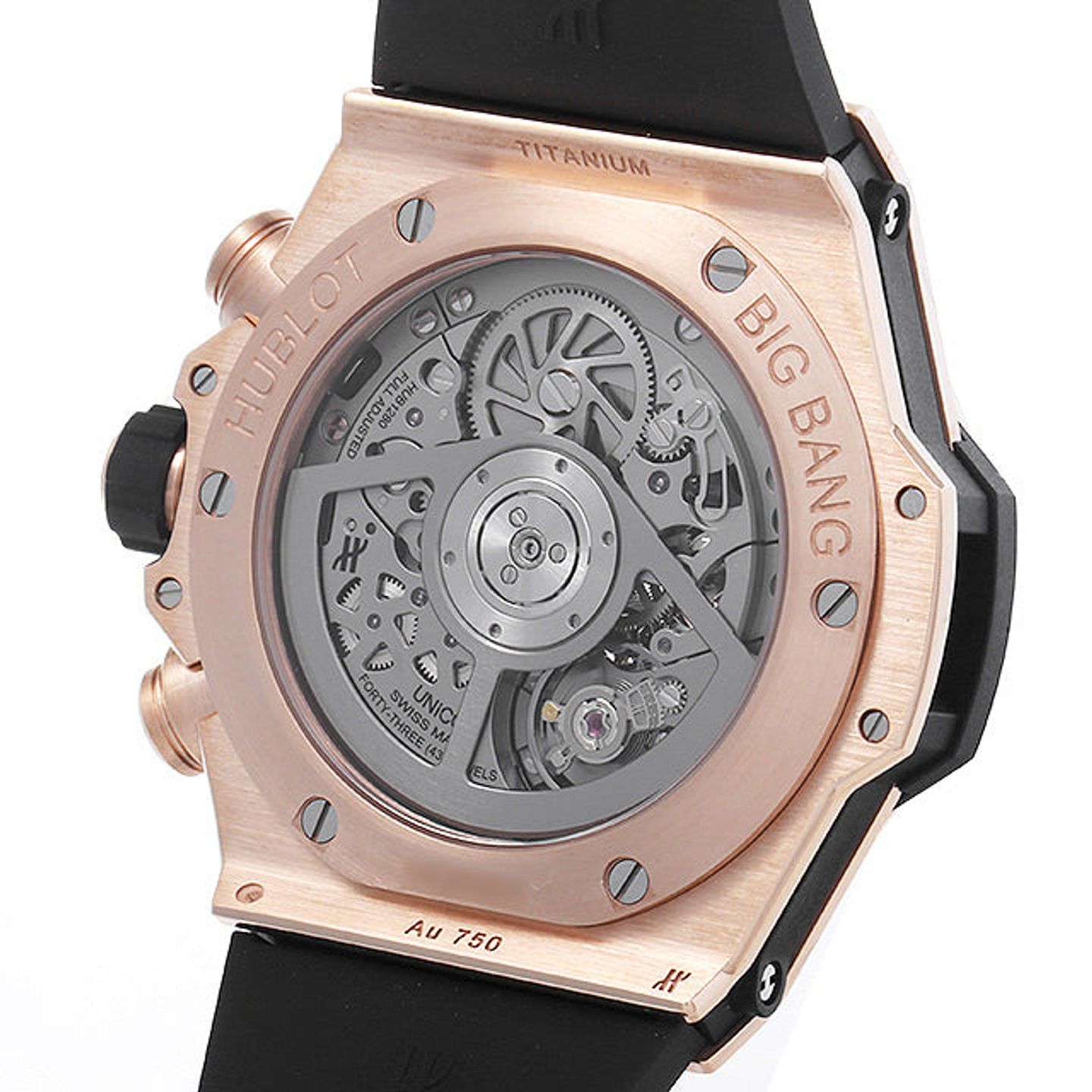 Hublot Big Bang Unico 441.OX.1180.RX.1104 (2021) - Transparent dial 42 mm Rose Gold case (3/3)