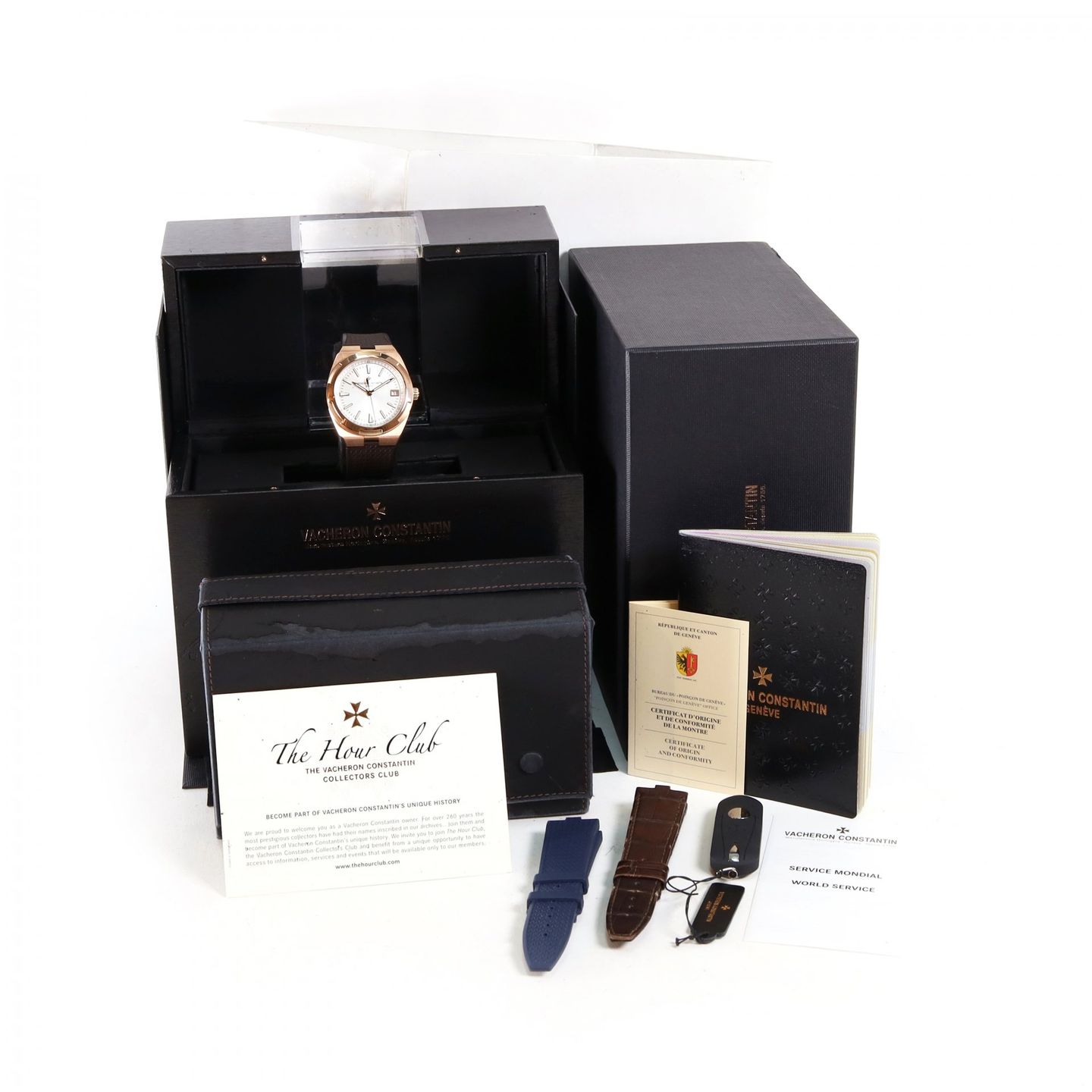 Vacheron Constantin Overseas 4500V (2016) - Blauw wijzerplaat 42mm Staal (3/3)