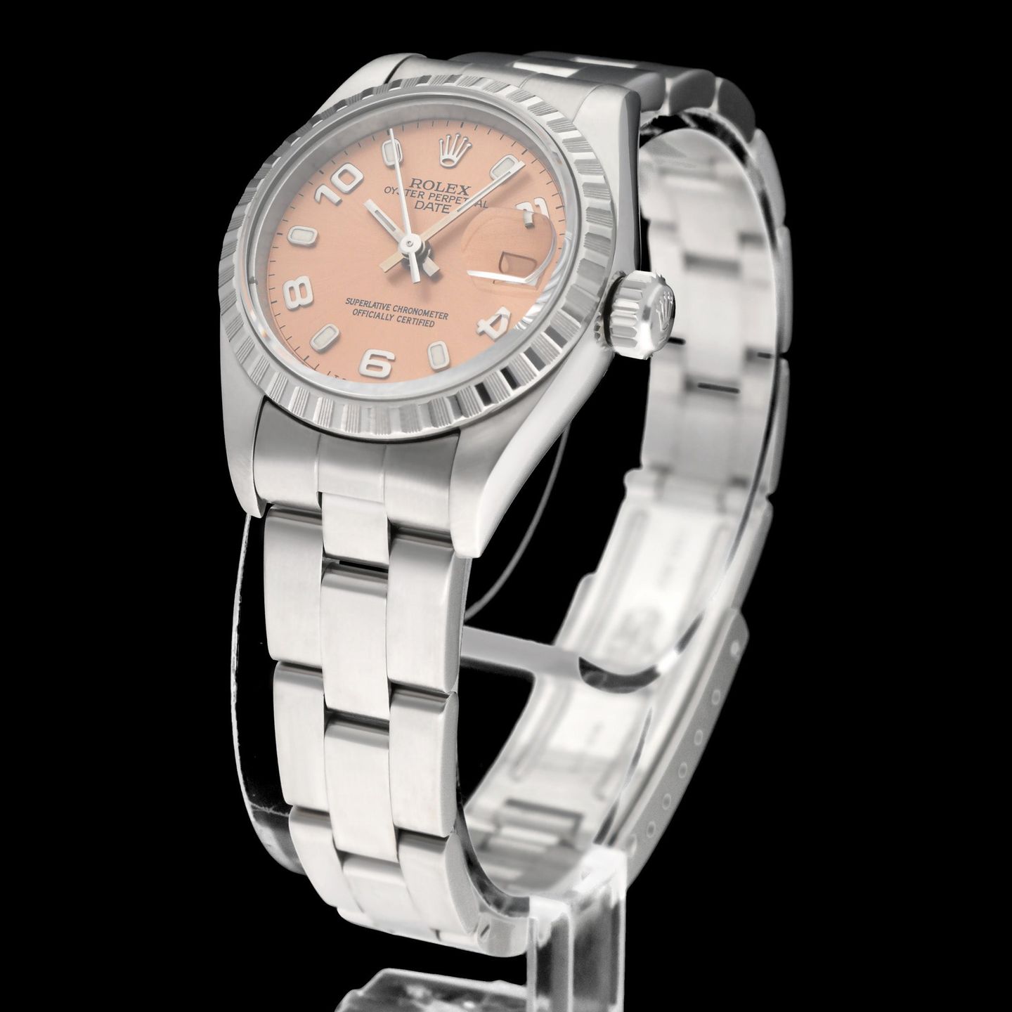 Rolex Oyster Perpetual Lady Date 69240 (1998) - 26mm Staal (5/8)