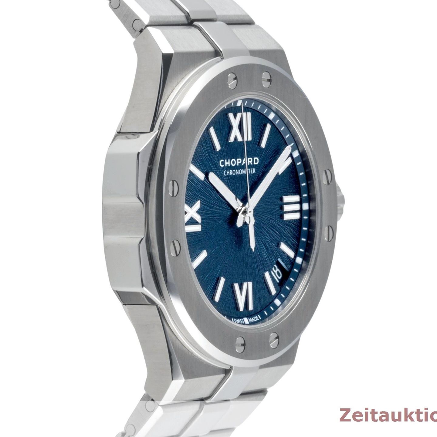 Chopard Alpine Eagle 298600-3001 (2020) - Blue dial 41 mm Steel case (7/8)