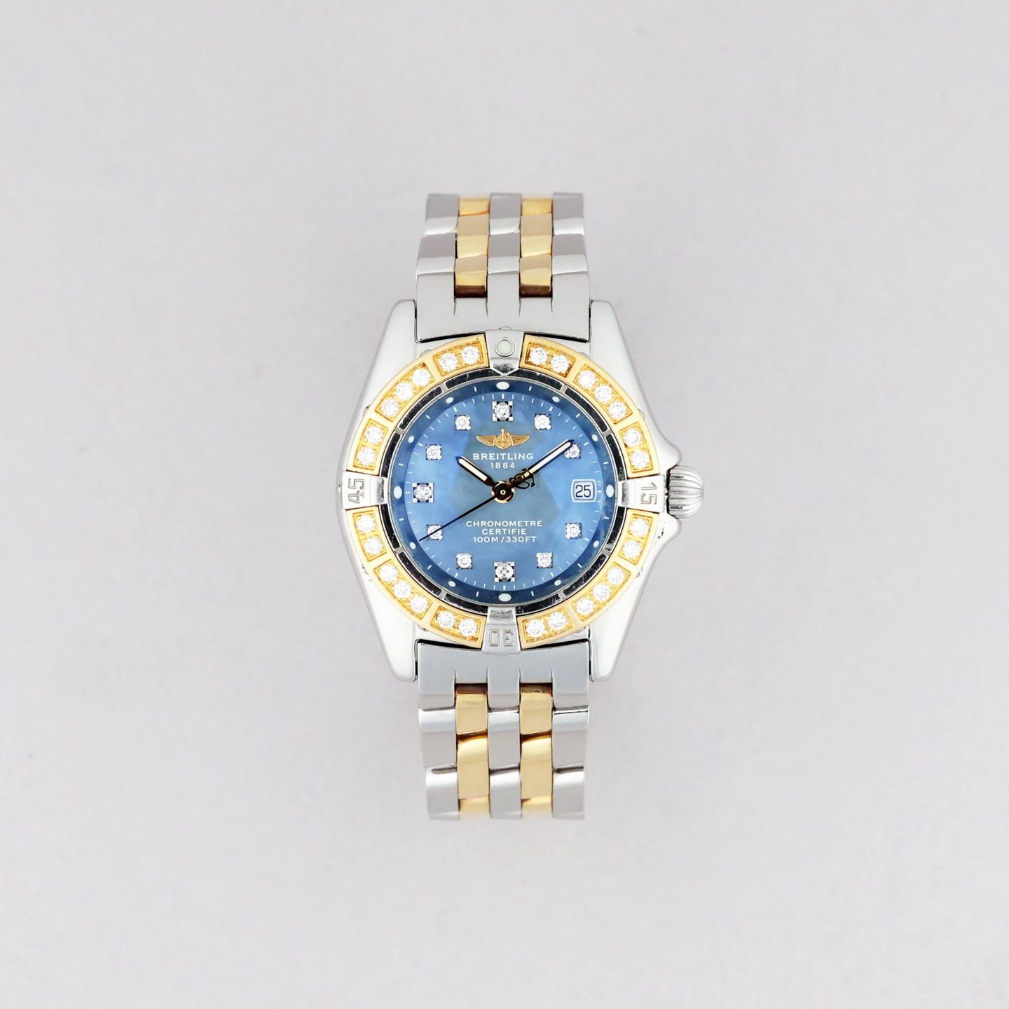 Breitling Callistino D72345 (Unknown (random serial)) - Pearl dial 29 mm Steel case (1/8)