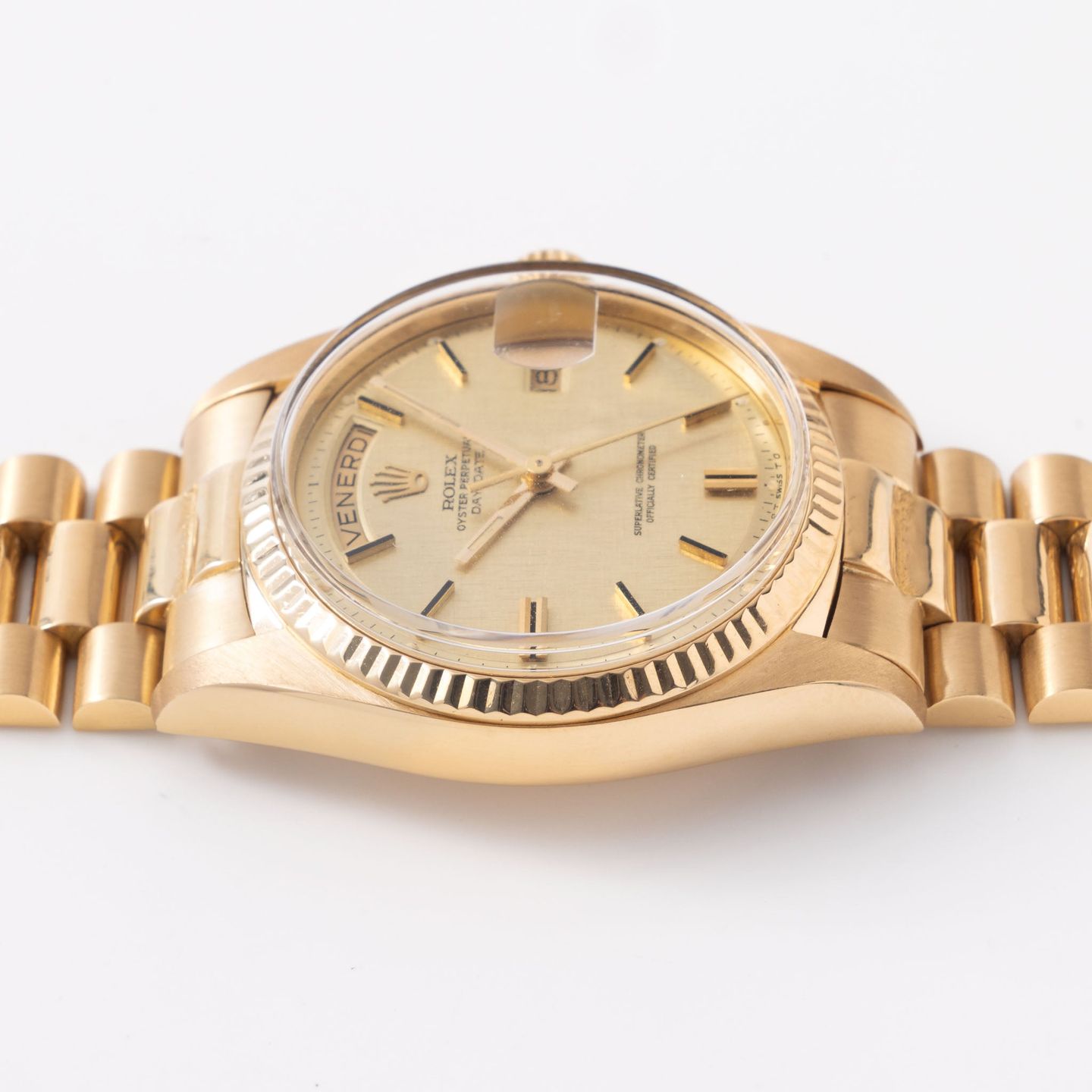 Rolex Day-Date 1803 (1974) - Champagne dial 36 mm Yellow Gold case (7/8)