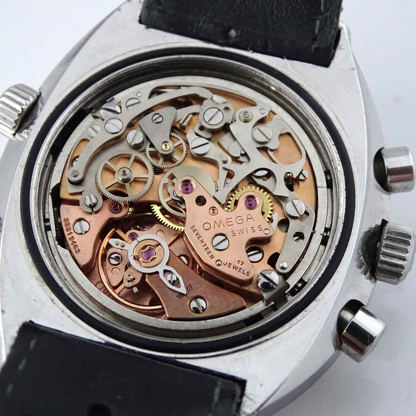 Omega Flightmaster 145.036 (1971) - Zwart wijzerplaat 43mm Staal (7/8)