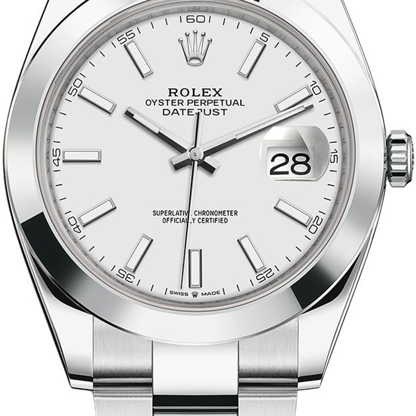 Rolex Datejust 41 126300 (2024) - White dial 41 mm Steel case (1/1)