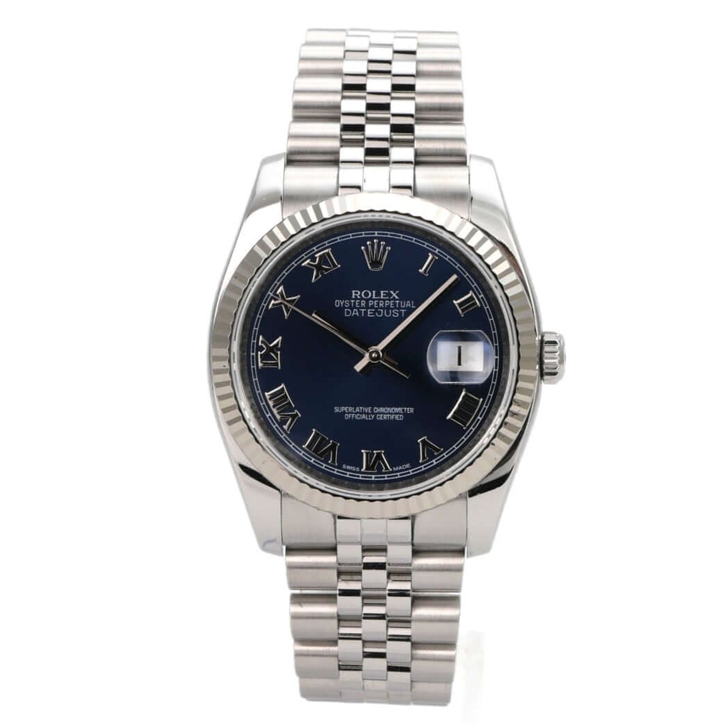 Rolex Datejust 36 116234-blau-R-jub - (2/8)
