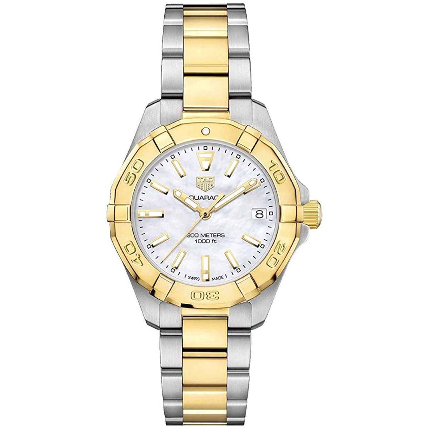 TAG Heuer Aquaracer Lady WBD1320.BB0320 (2024) - Wit wijzerplaat 32mm Staal (3/3)