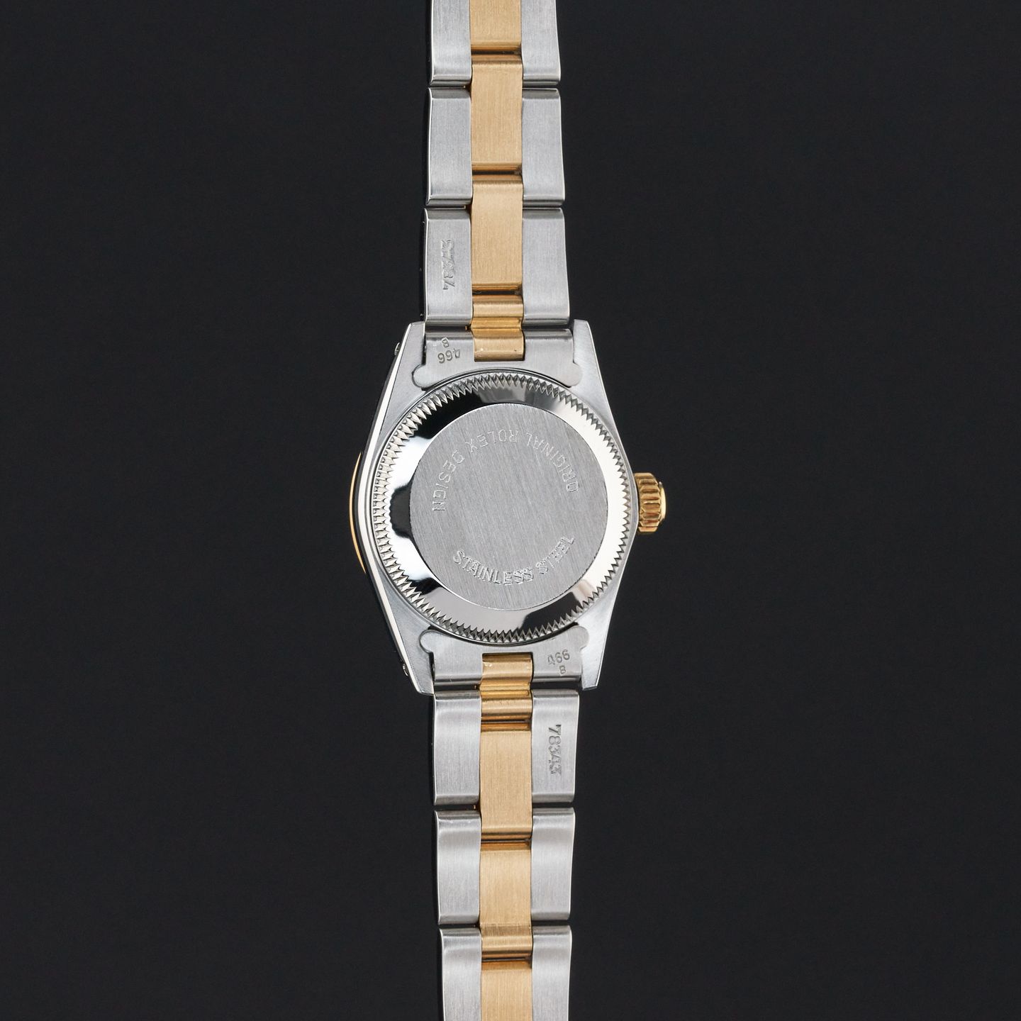 Rolex Oyster Perpetual 67193 (1987) - 26 mm Gold/Steel case (7/8)