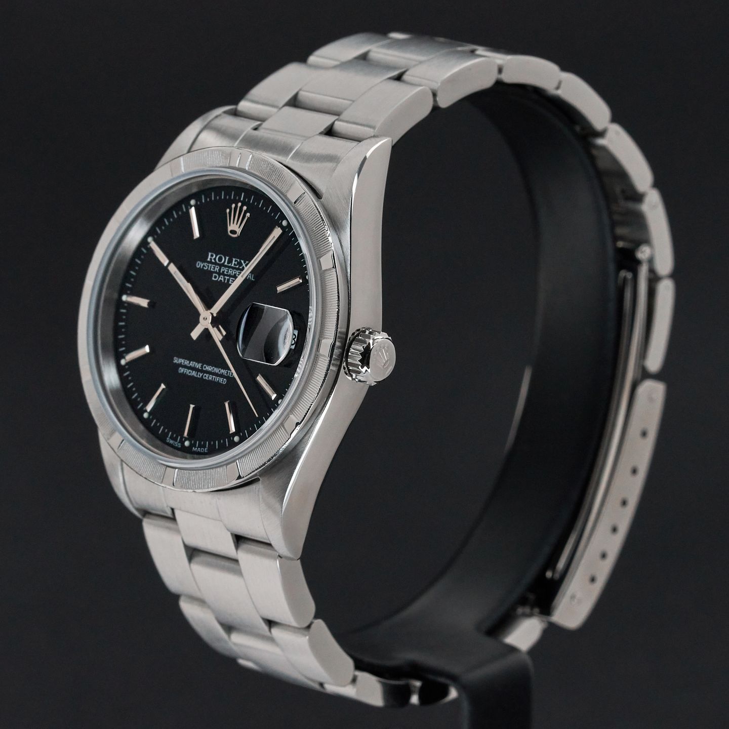 Rolex Oyster Perpetual Date 15210 (2005) - 34mm Staal (4/8)
