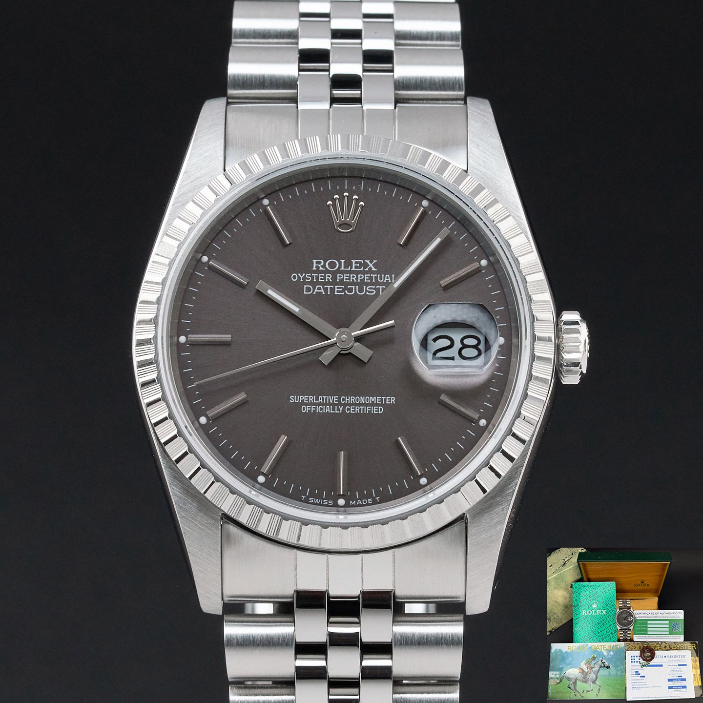 Rolex Datejust 36 16220 (1988) - 36 mm Steel case (1/8)