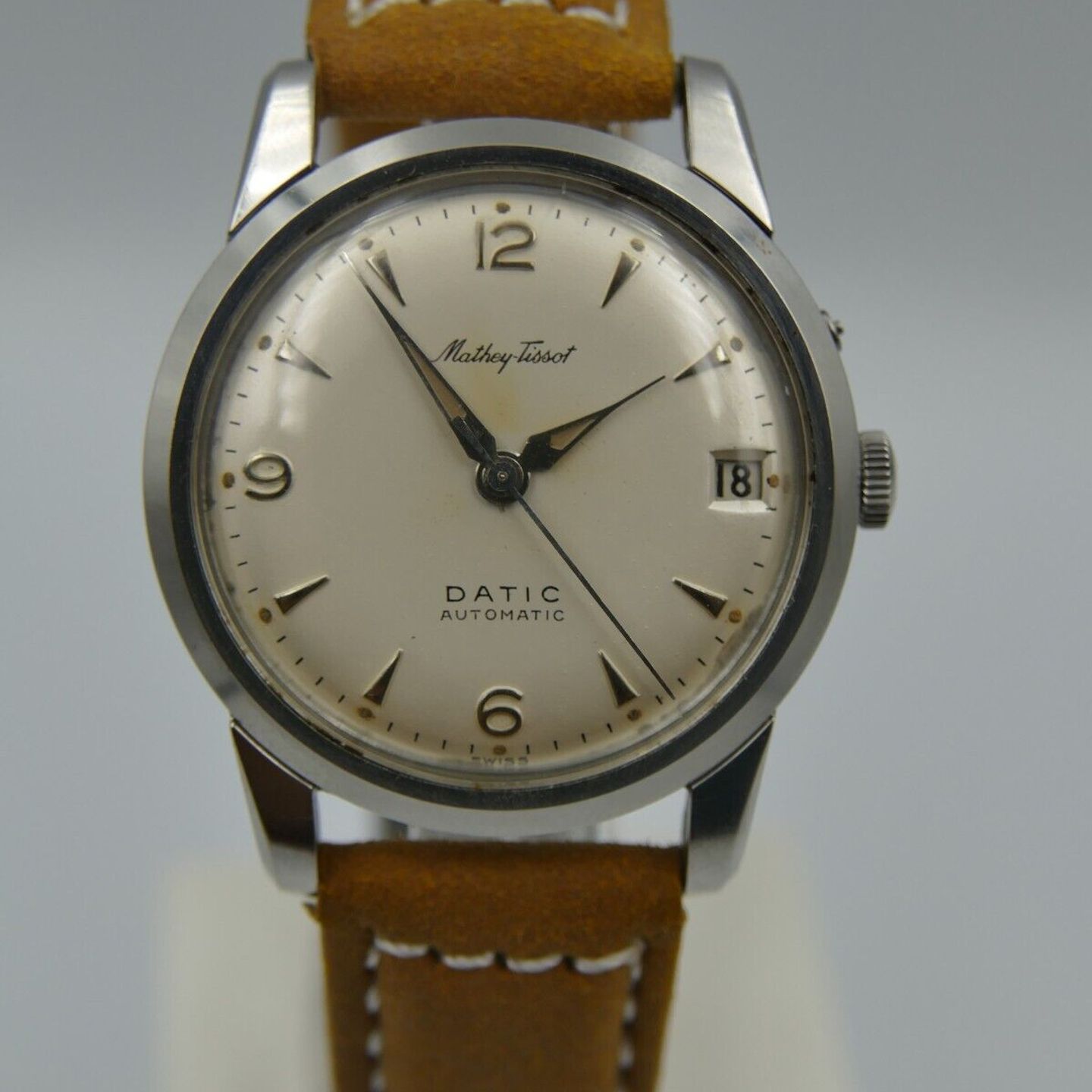 Mathey-Tissot Vintage Unknown (Onbekend (willekeurig serienummer)) - Onbekend wijzerplaat 34mm Staal (12/16)