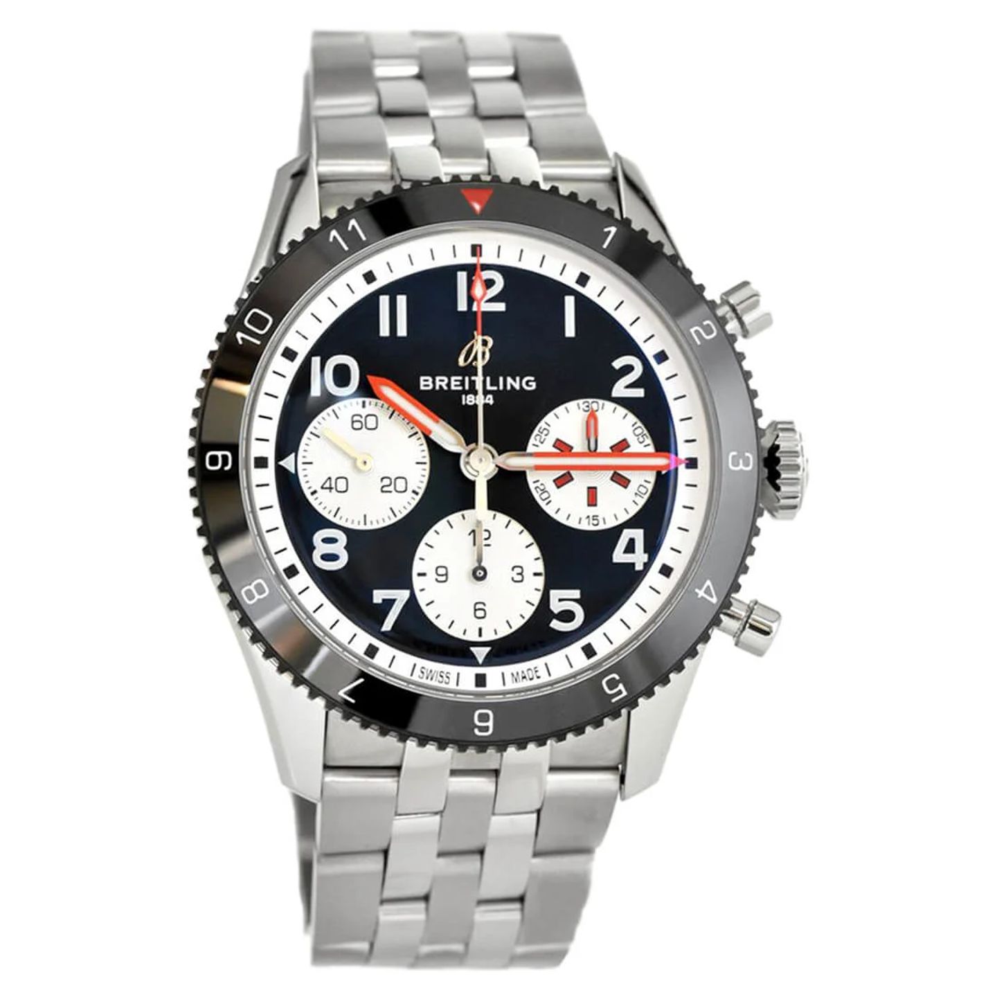 Breitling Classic AVI Y233801A1B1A1 (2024) - Zwart wijzerplaat 42mm Staal (3/3)