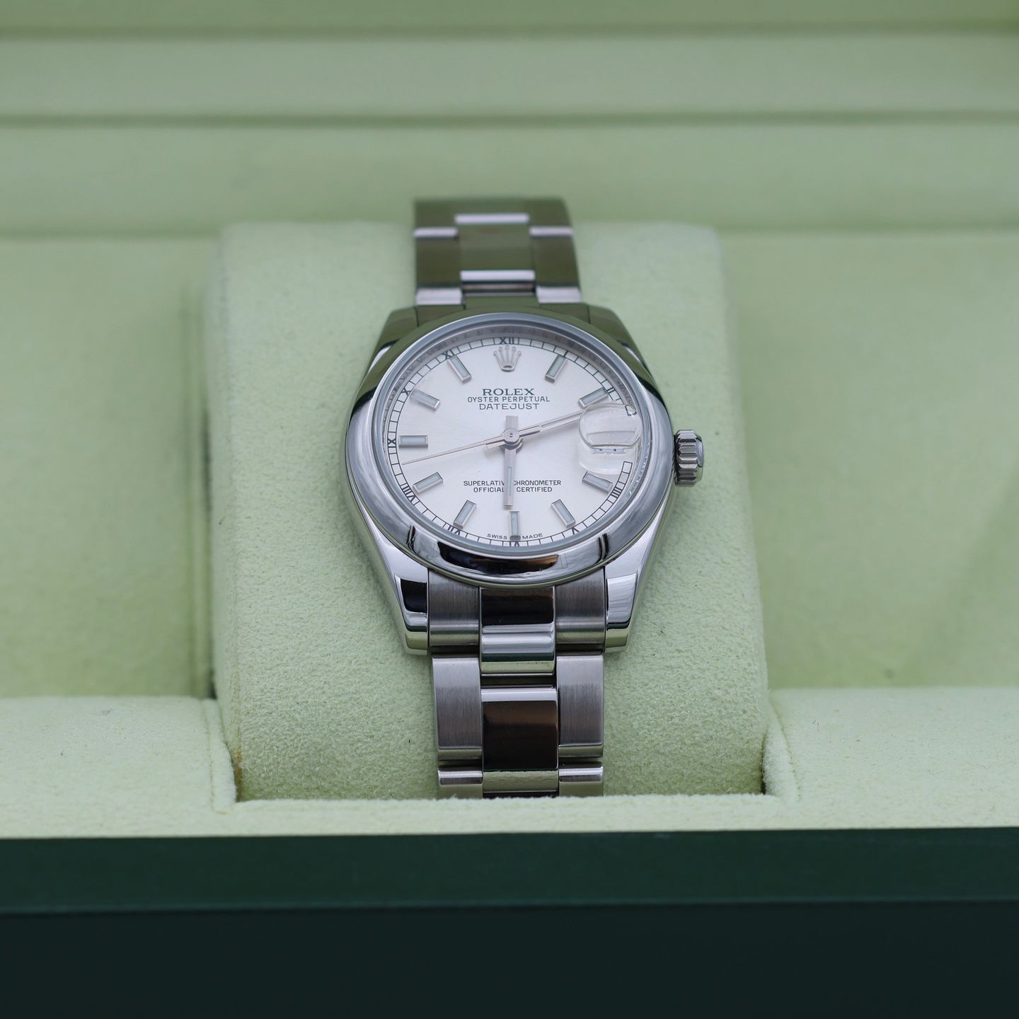 Rolex Datejust 31 178240 (Unknown (random serial)) - Silver dial 31 mm Steel case (1/8)