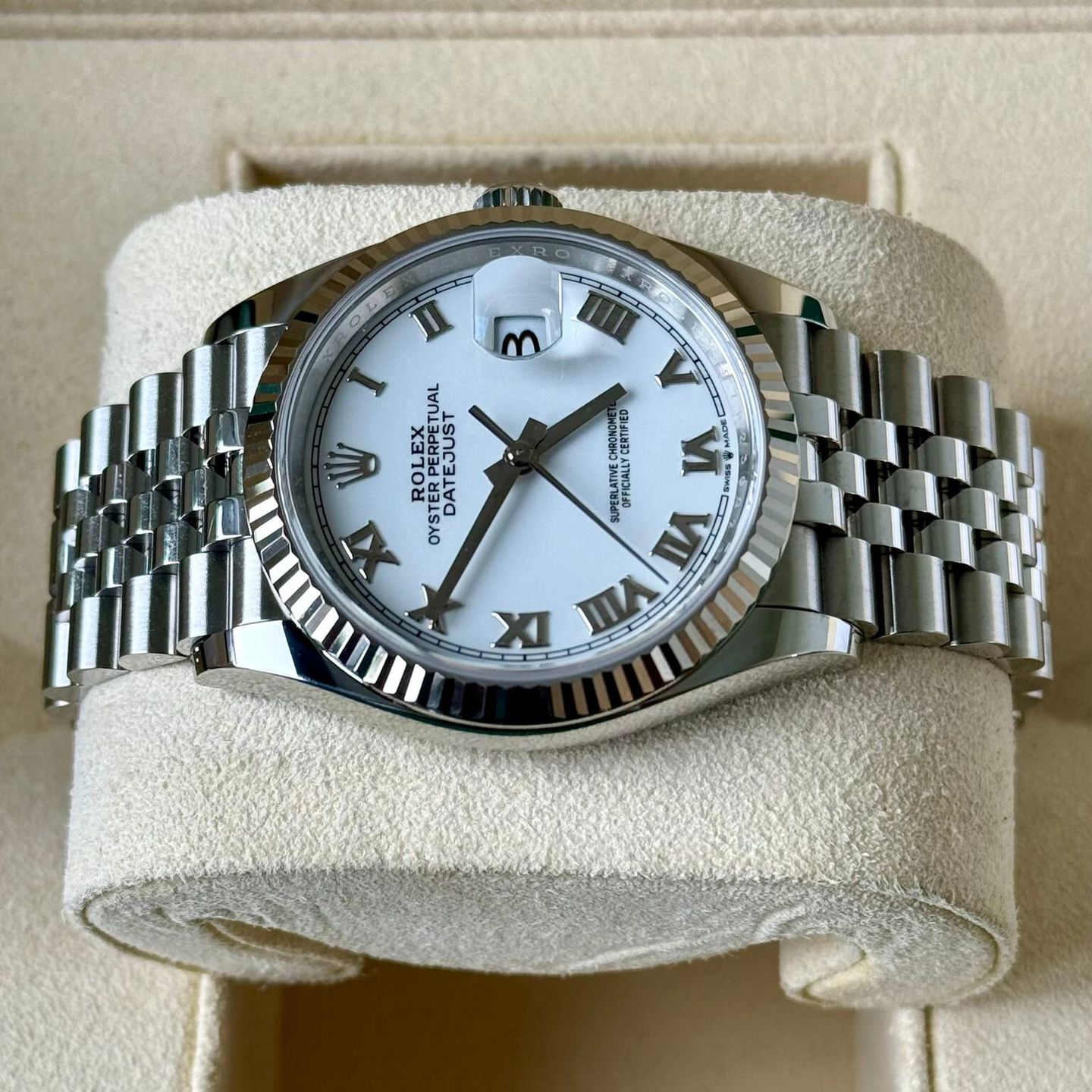 Rolex Datejust 36 126234 (2023) - White dial 36 mm Steel case (5/7)