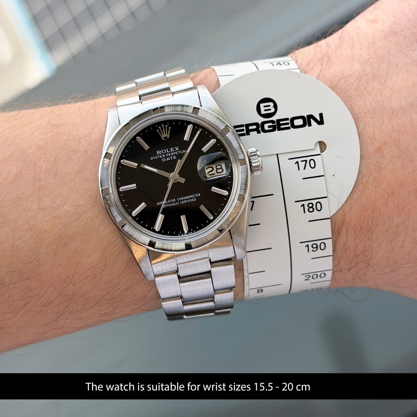 Rolex Oyster Perpetual Date 1501 (1980) - 34mm Staal (2/8)