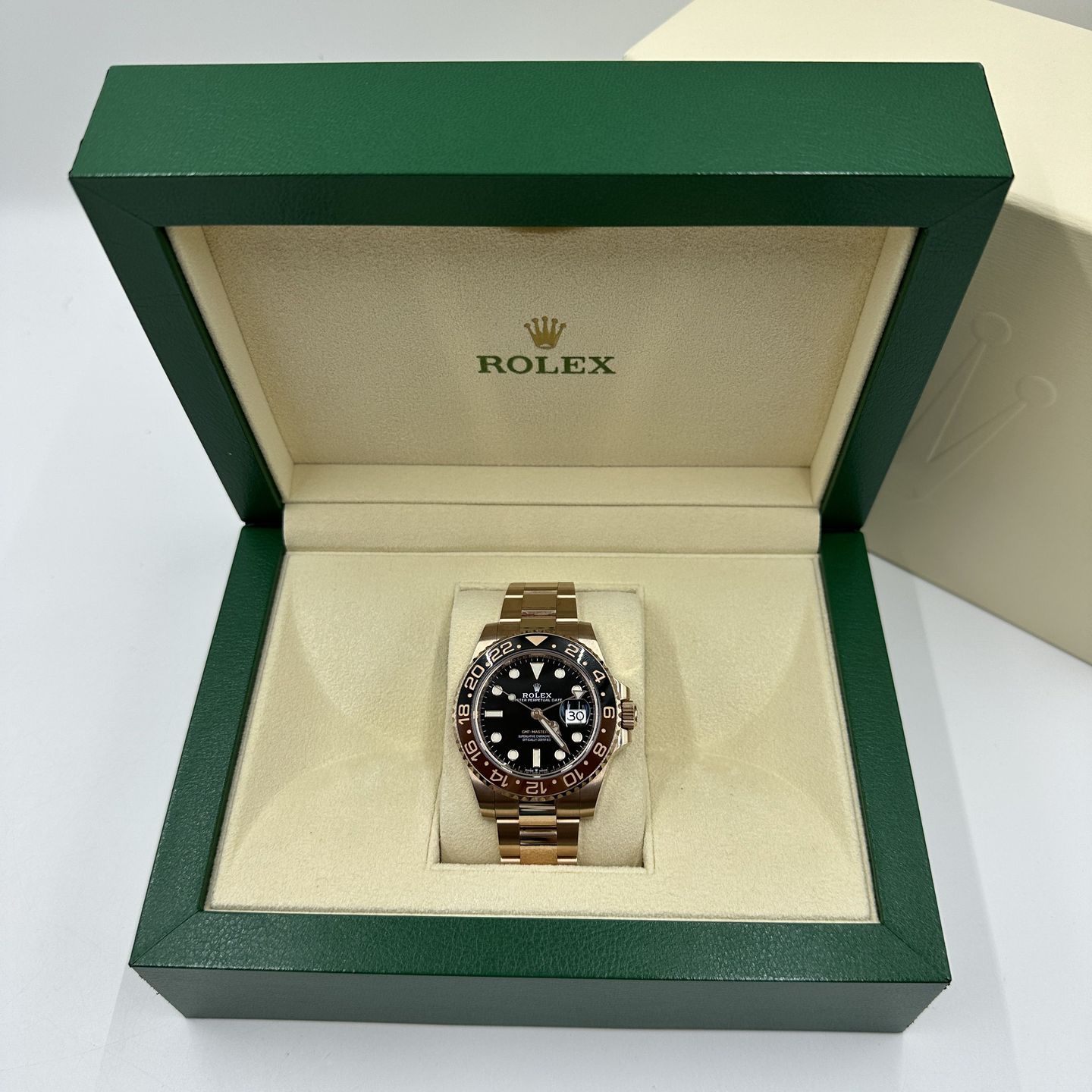 Rolex GMT-Master II 126715CHNR (Onbekend (willekeurig serienummer)) - Zwart wijzerplaat 40mm Roségoud (4/8)