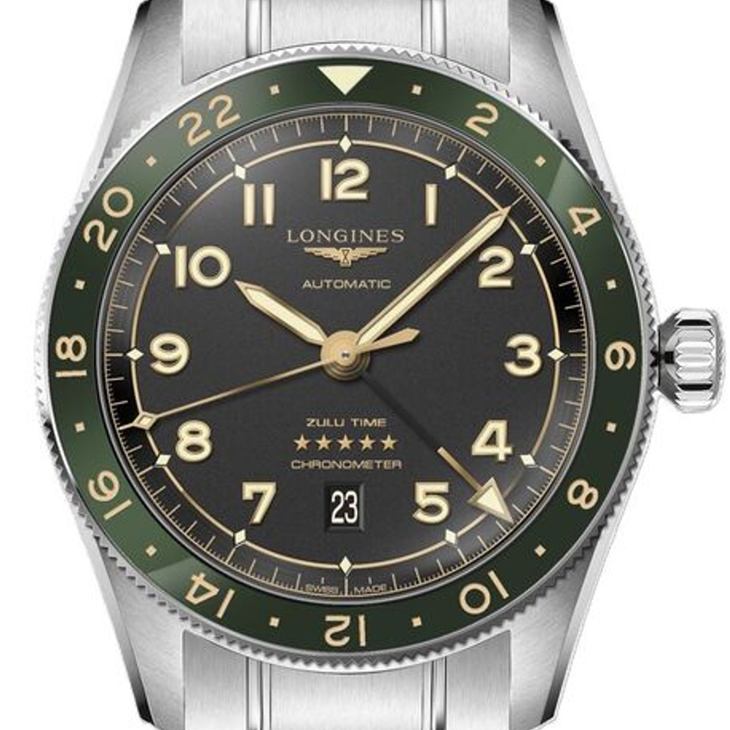 Longines Spirit L3.812.4.63.6 (2026) - Grey dial 42 mm Steel case (1/1)
