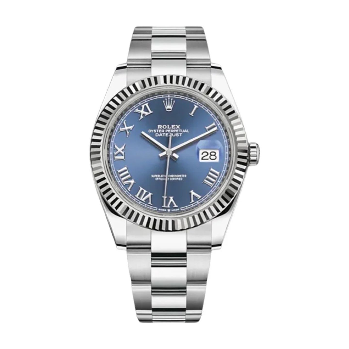 Rolex Datejust 41 126334 (2023) - Blue dial 41 mm Steel case (7/7)