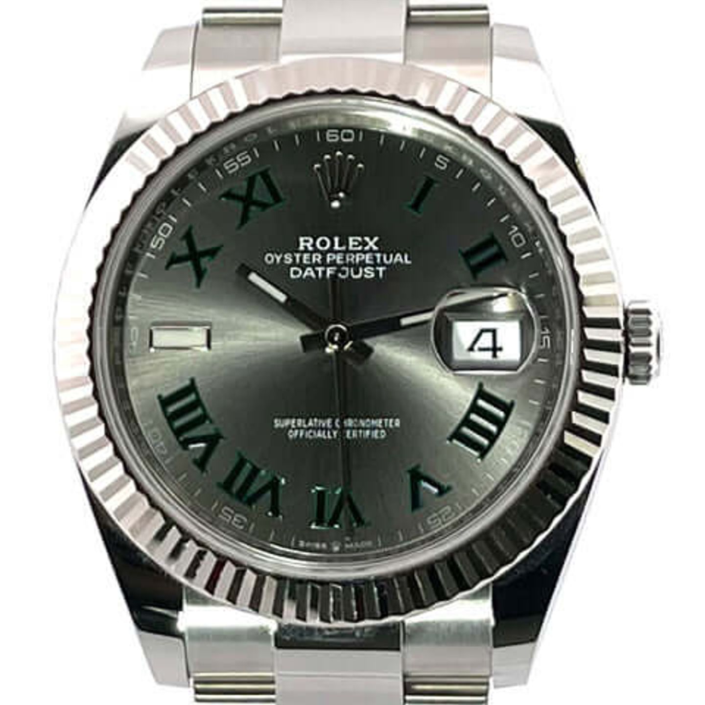 Rolex Datejust 41 126334 (2023) - Grijs wijzerplaat 41mm Staal (1/8)