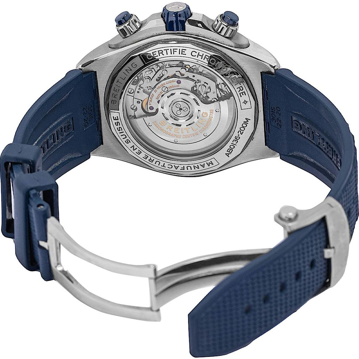 Breitling Chronomat AB0136161C1S1 (2021) - Blue dial 44 mm Steel case (4/4)