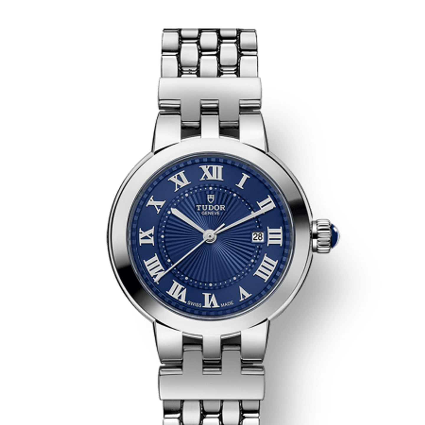 Tudor Clair de Rose 35500 (2024) - Blauw wijzerplaat 30mm Staal (1/1)