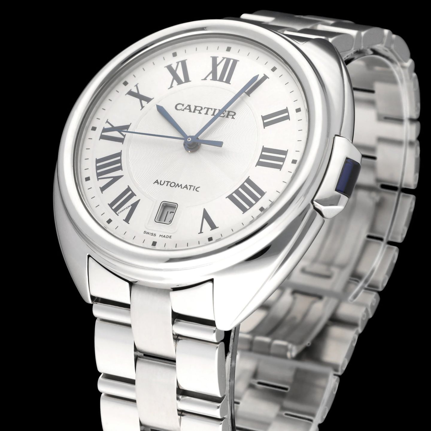 Cartier Clé de Cartier WSCL0007 (2020) - Zilver wijzerplaat 40mm Staal (7/8)