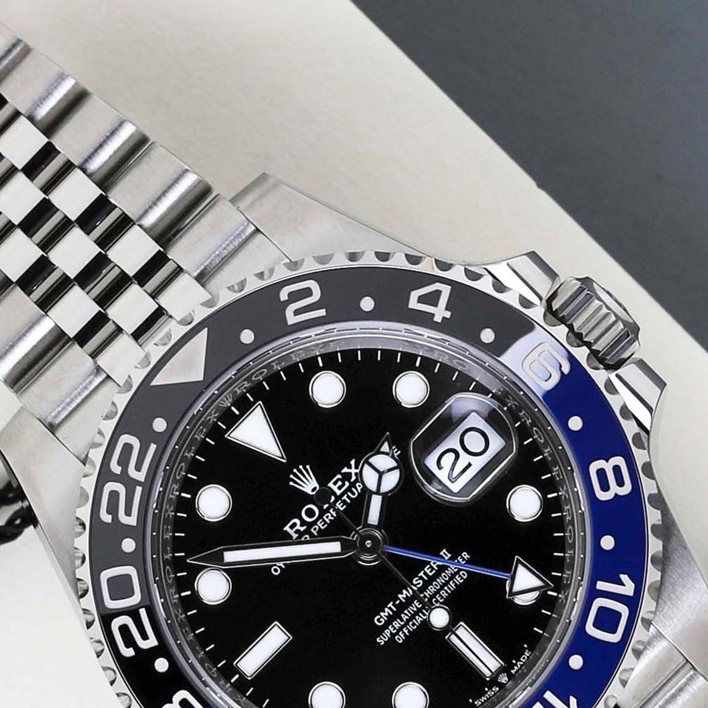 Rolex GMT-Master II 126710BLNR (2024) - Zwart wijzerplaat 40mm Staal (3/8)