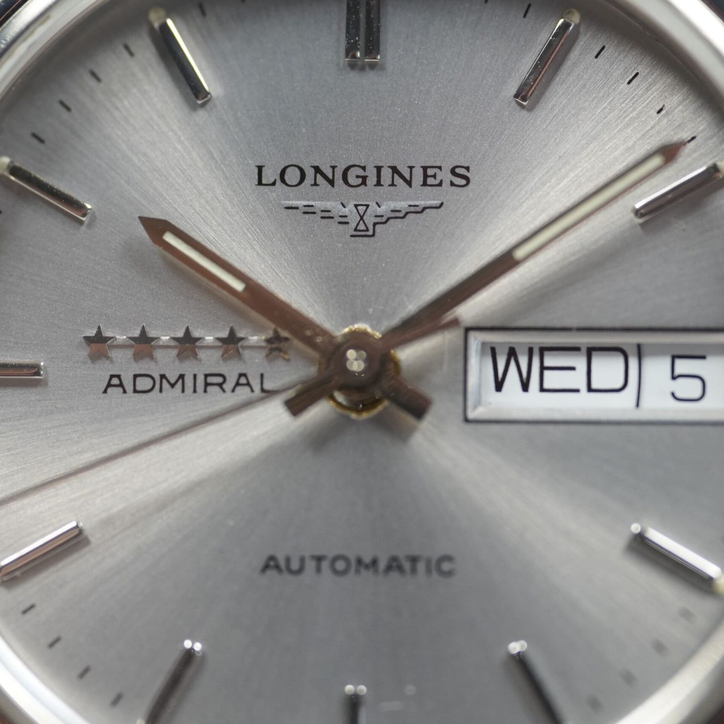 Longines Admiral Longines L3.611.4 (Unknown (random serial)) - Silver dial 38 mm Steel case (4/8)