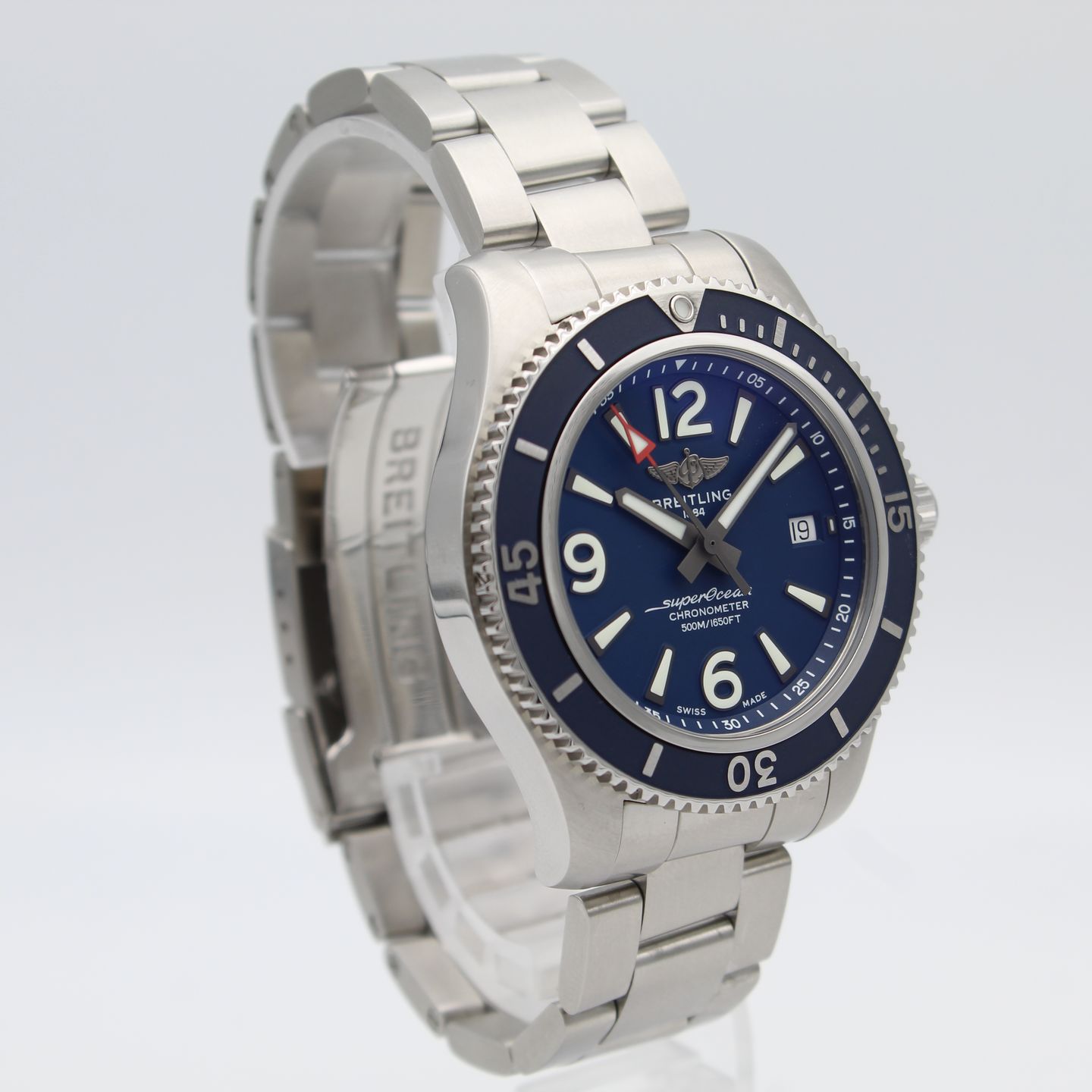 Breitling Superocean 42 A17366 (2020) - Blauw wijzerplaat 42mm Staal (4/8)