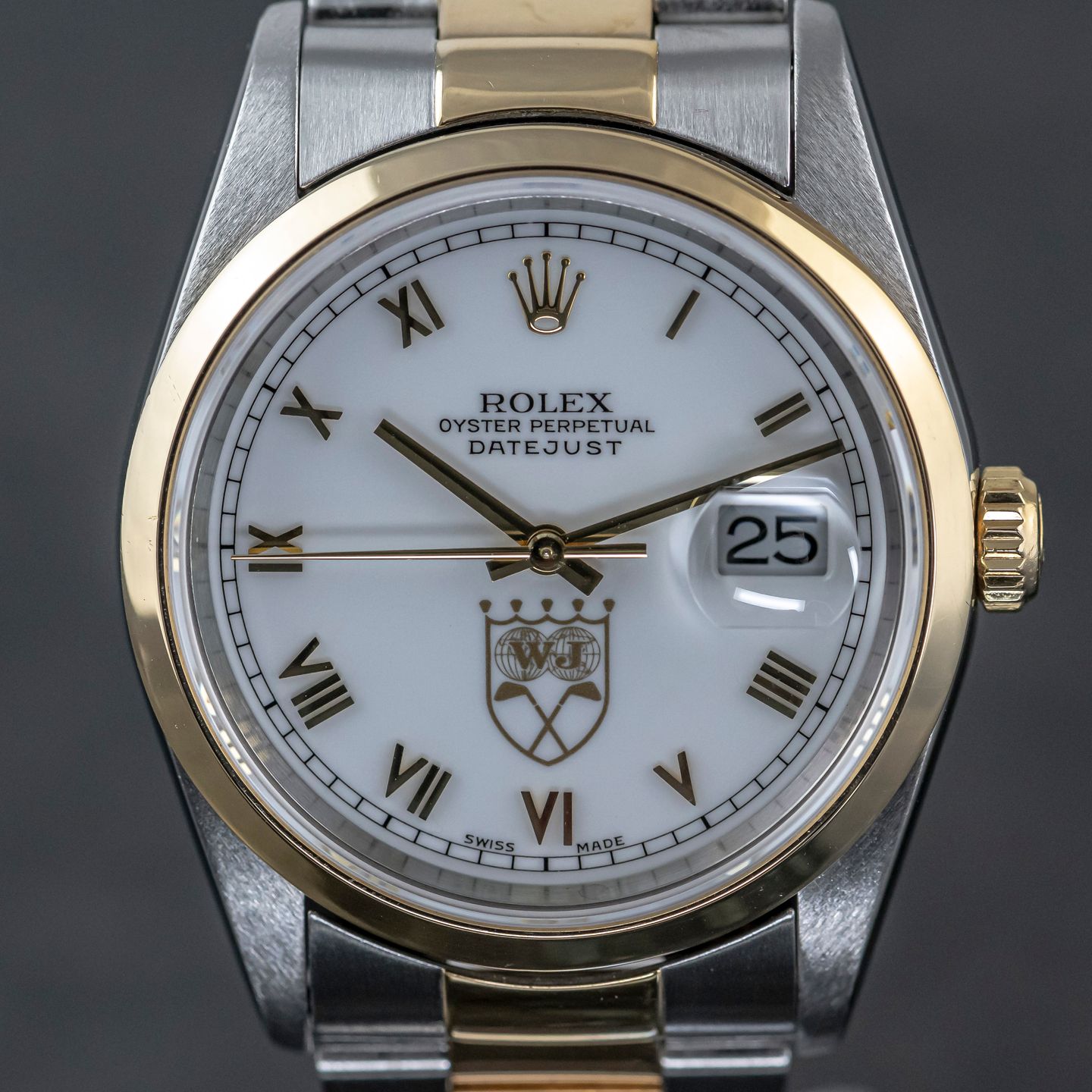 Rolex Datejust 36 16203 (1996) - Wit wijzerplaat 36mm Goud/Staal (6/8)