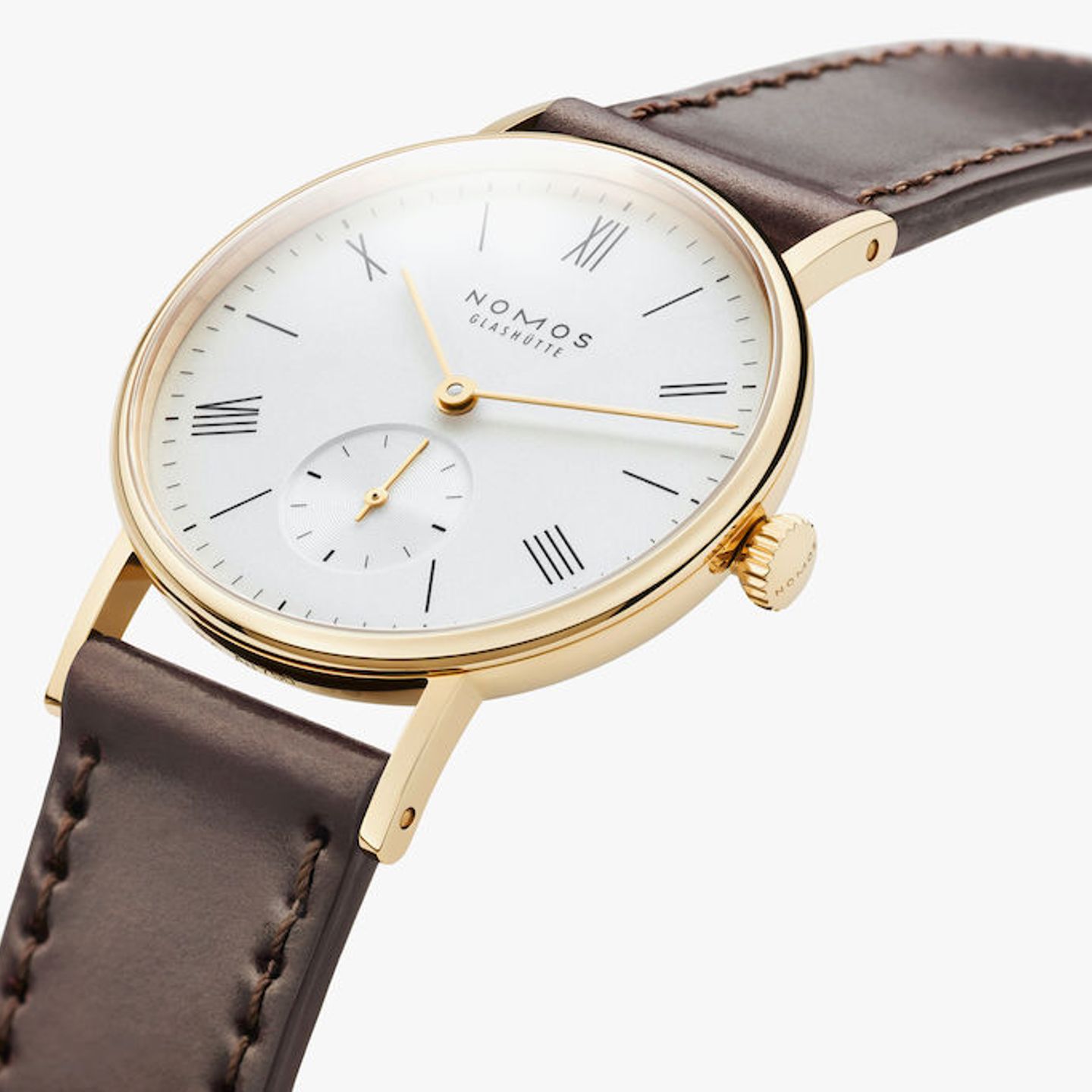 NOMOS Ludwig 210 (2022) - White dial 33 mm Yellow Gold case (1/1)