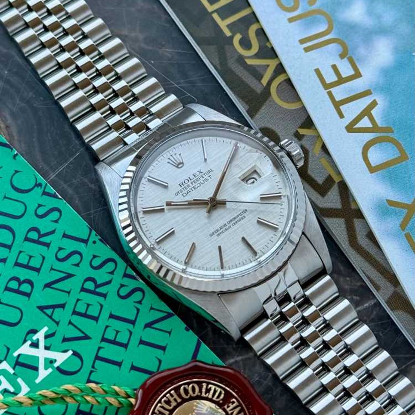 Rolex Datejust 36 16014 (1981) - Zilver wijzerplaat 36mm Staal (4/8)