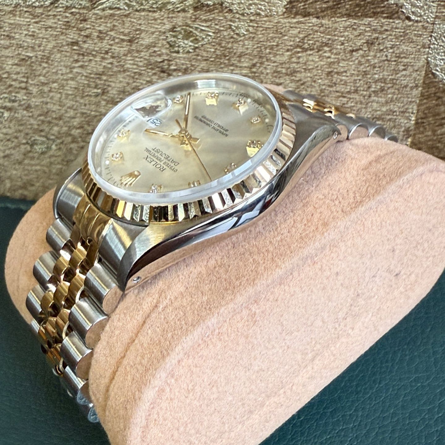 Rolex Datejust 36 16233 (1991) - Silver dial 36 mm Gold/Steel case (8/8)