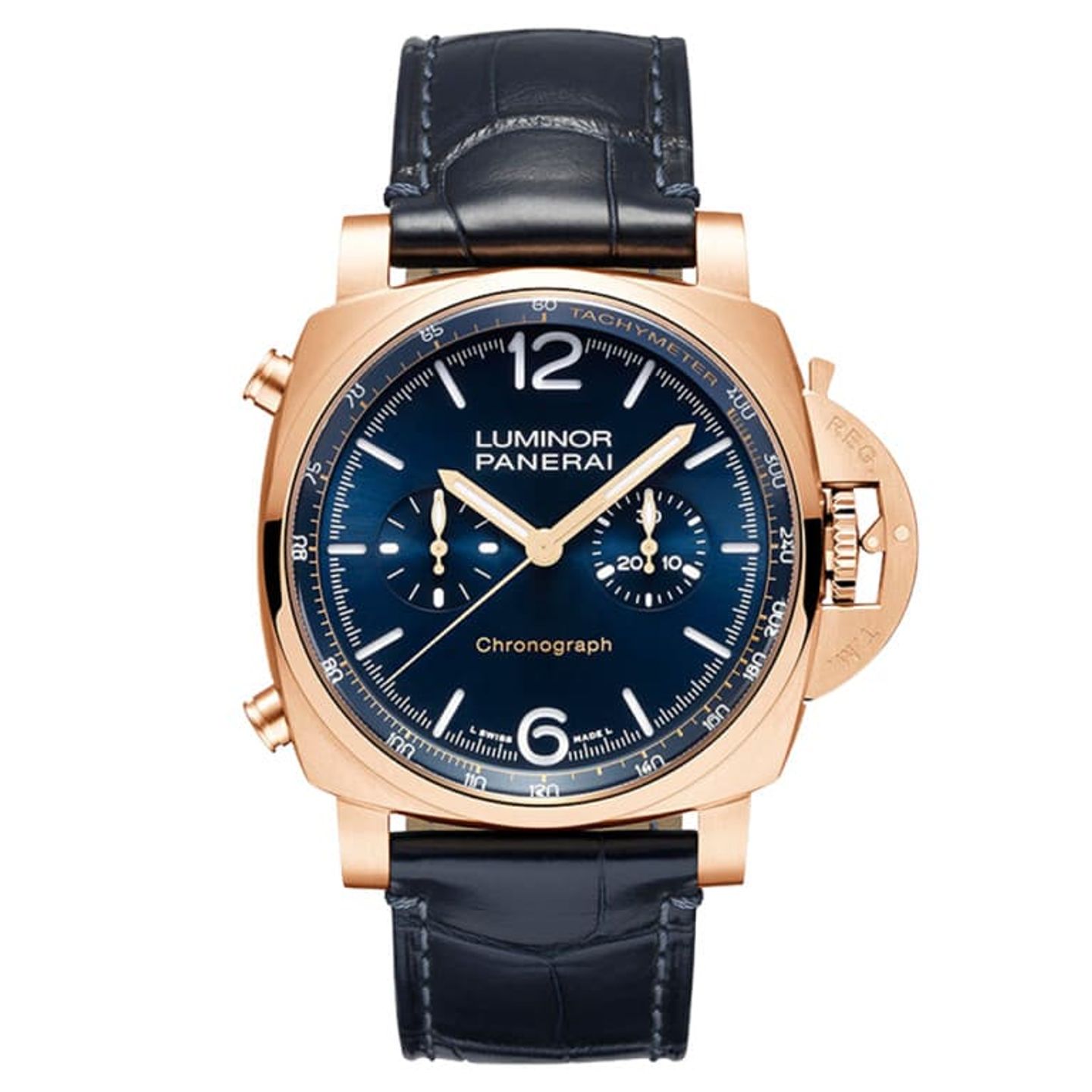 Panerai Luminor Marina PAM01111 (2023) - Blauw wijzerplaat 44mm Roségoud (1/1)