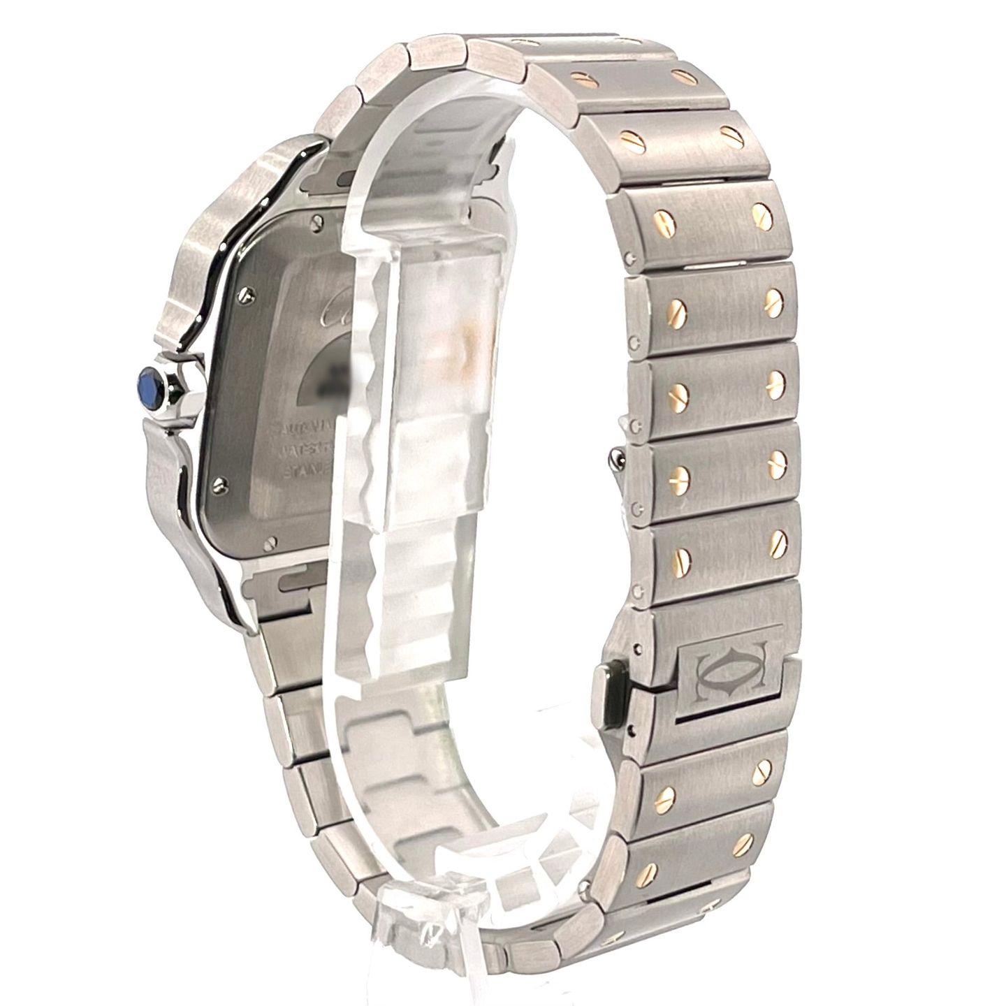 Cartier Santos W2SA0009 (2024) - Zilver wijzerplaat 40mm Staal (6/7)