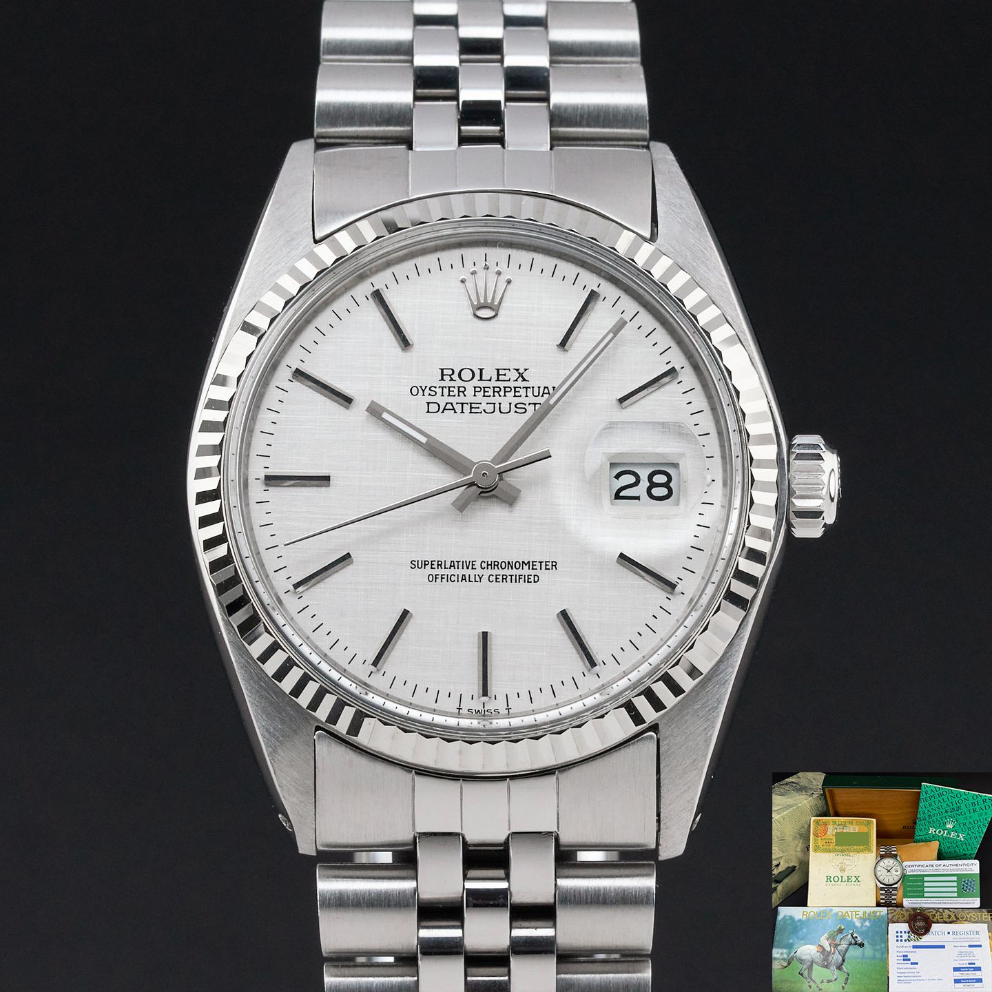 Rolex Datejust 36 16014 (1978) - 36mm Staal (1/8)