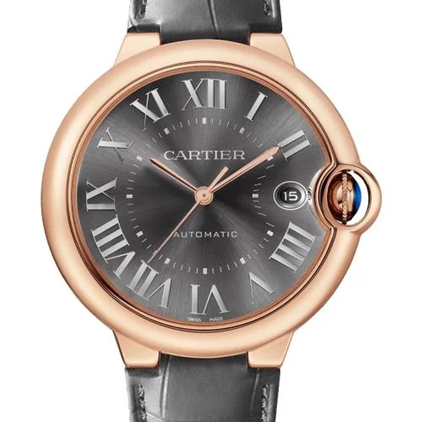 Cartier Ballon Bleu 40mm WGBB0050 (2026) - Grey dial 40 mm Rose Gold case (1/1)