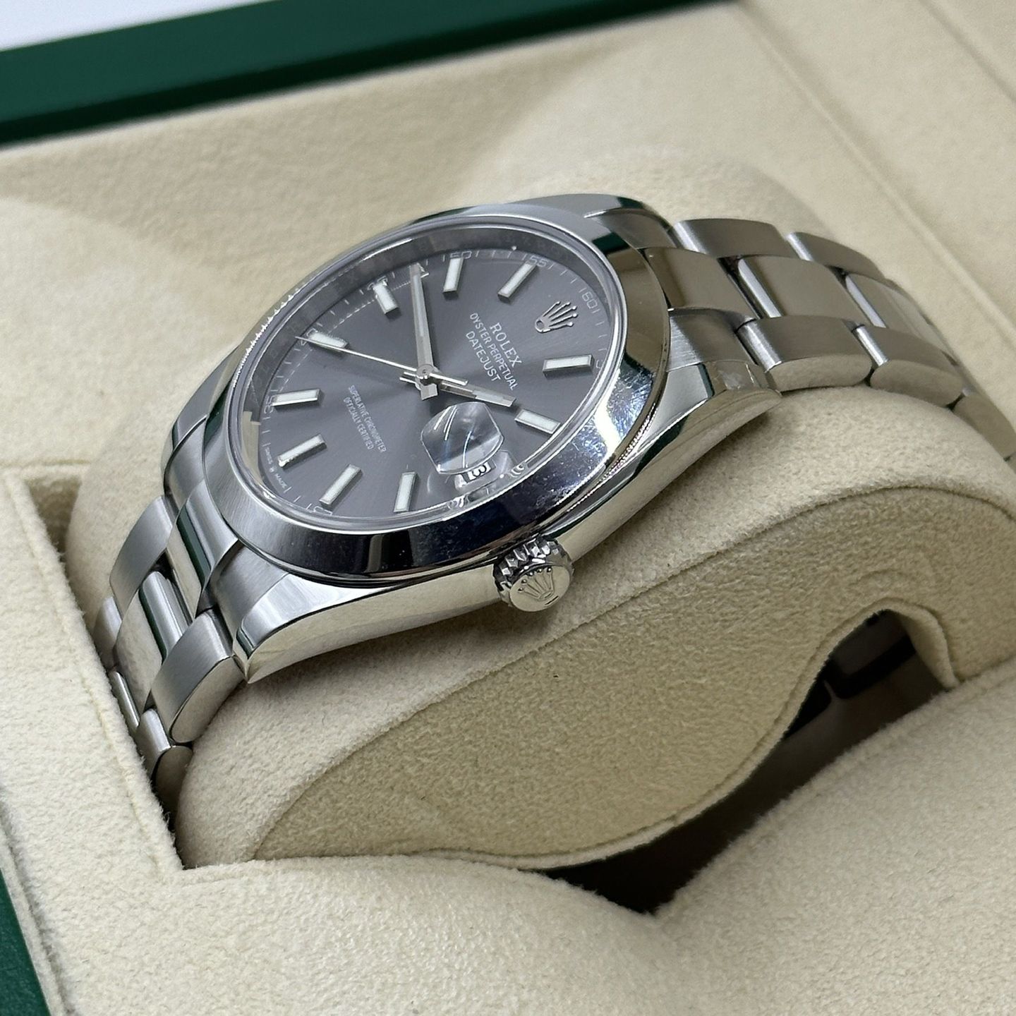 Rolex Datejust 41 126300 (2024) - Grijs wijzerplaat 41mm Staal (6/8)