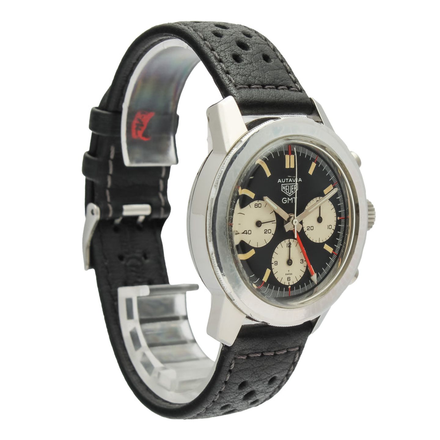 Heuer Autavia 2446C (Unknown (random serial)) - Black dial 40 mm Steel case (4/10)