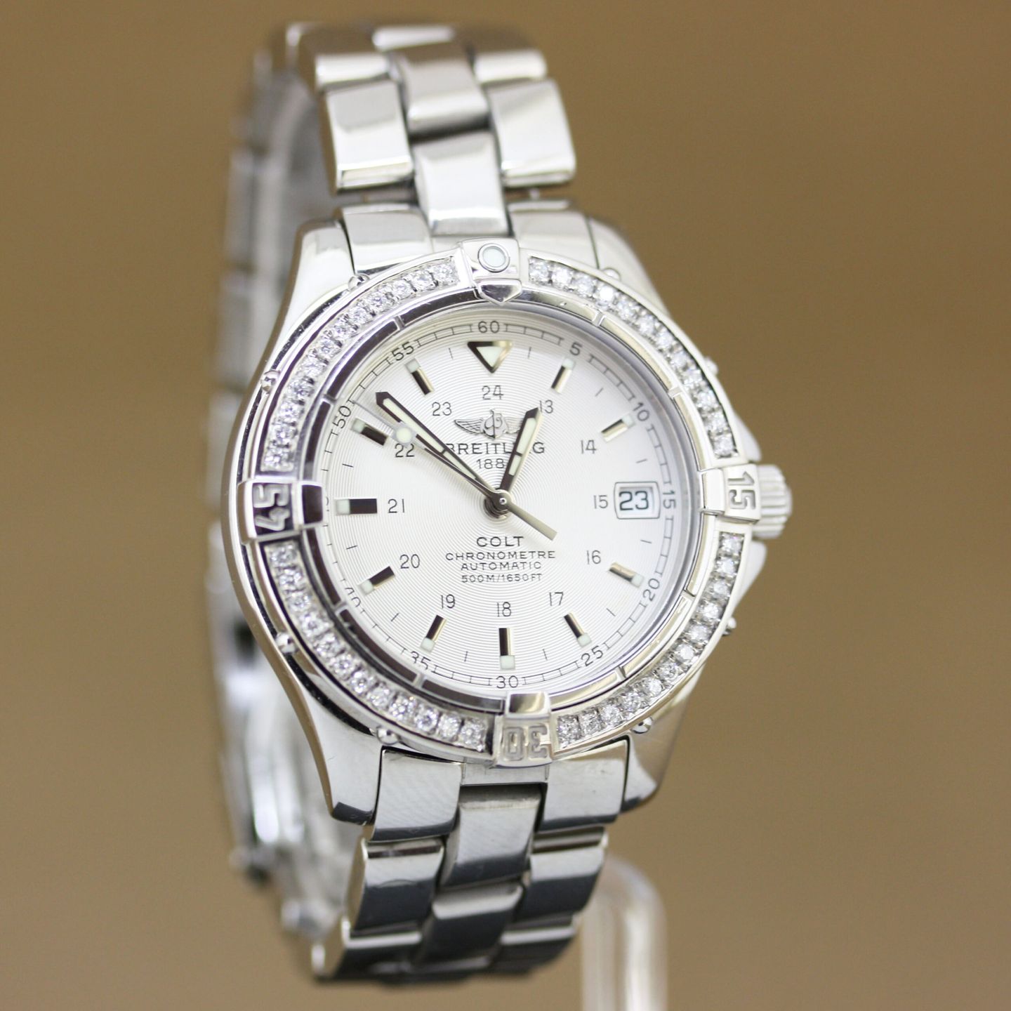 Breitling Colt Automatic A17350 (2003) - 38 mm Steel case (3/8)