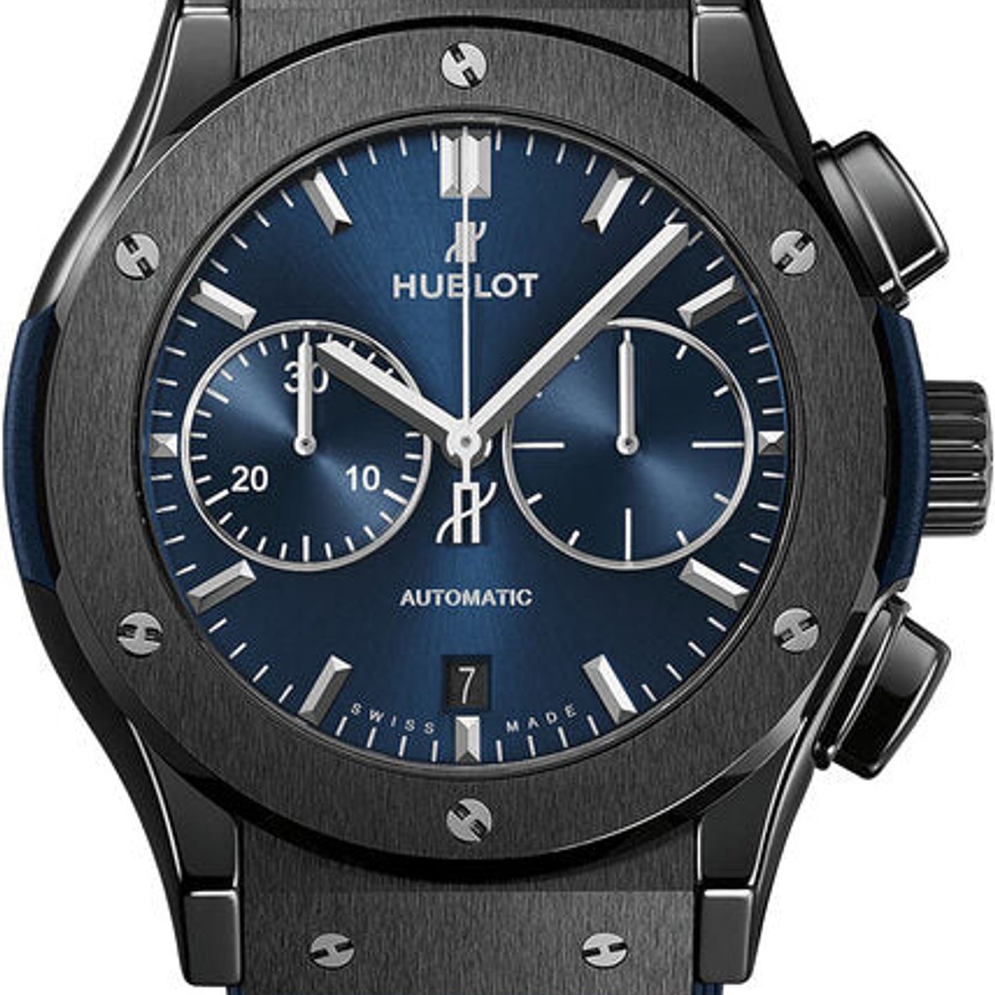 Hublot Classic Fusion Blue 521.CM.7170.RX (2026) - Blauw wijzerplaat 45mm Keramiek (1/1)